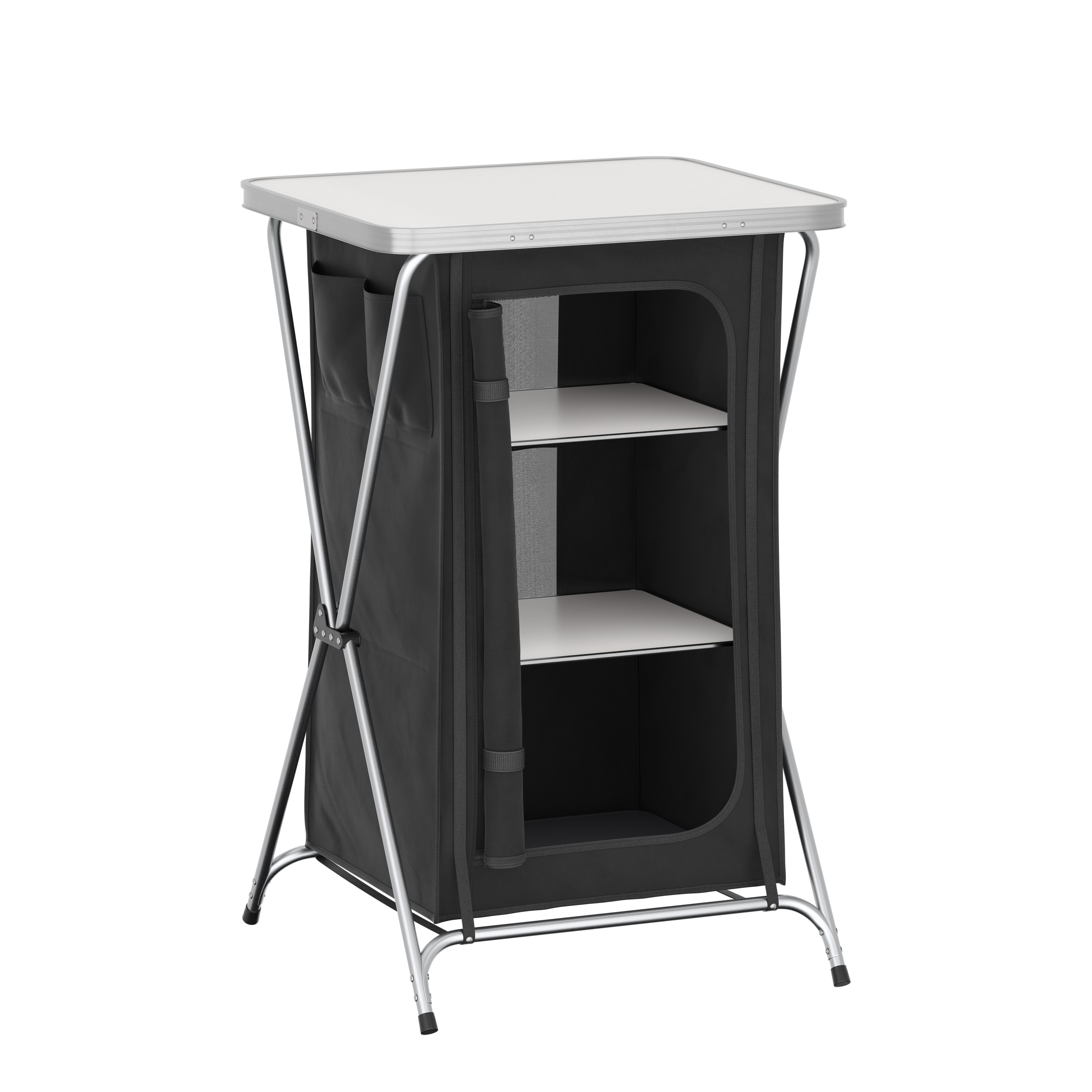 Campingküche schwarz 62 x 50 x 95 cm