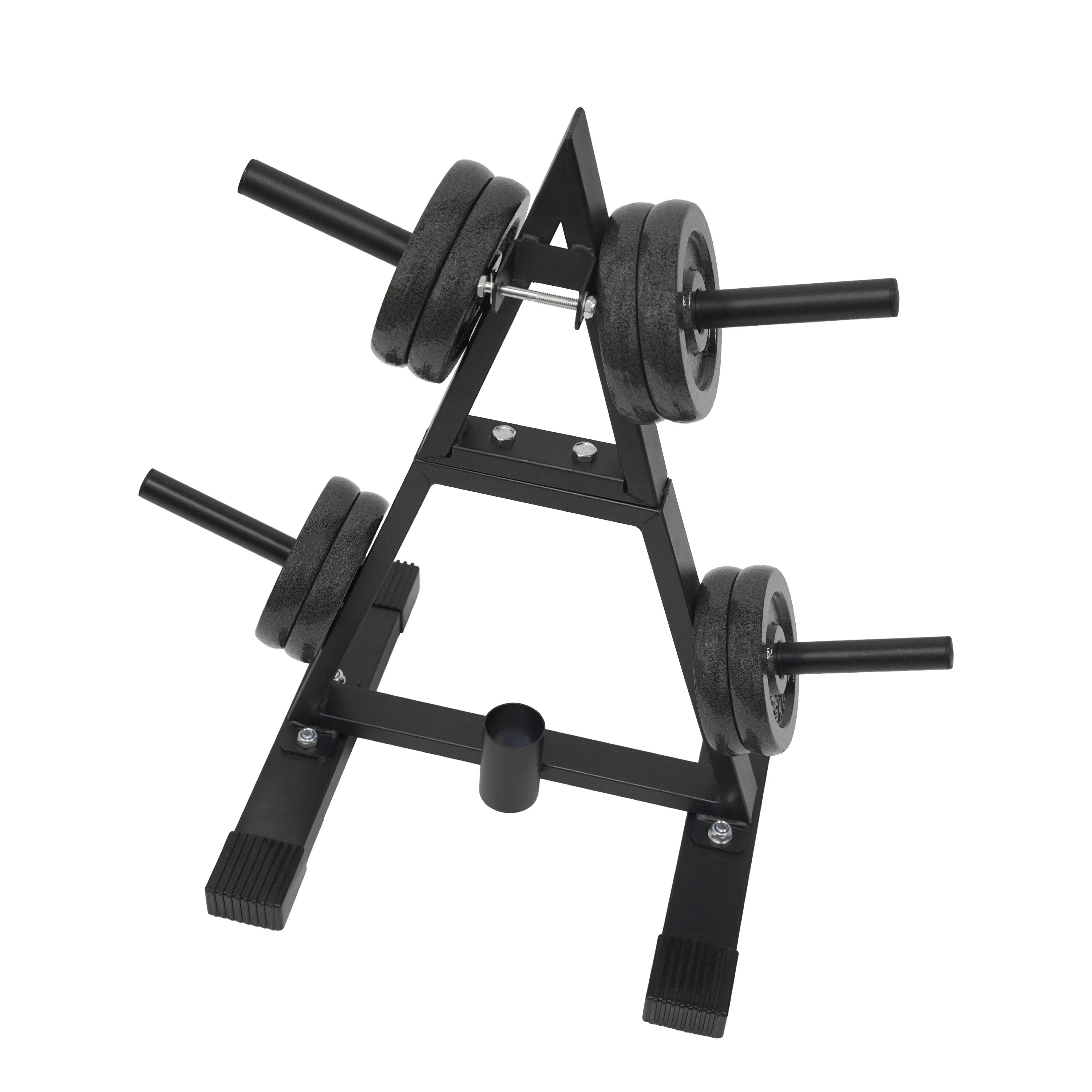 Hantelscheibenständer STATUMEN 4 Aufnahmen 25 mm schwarz