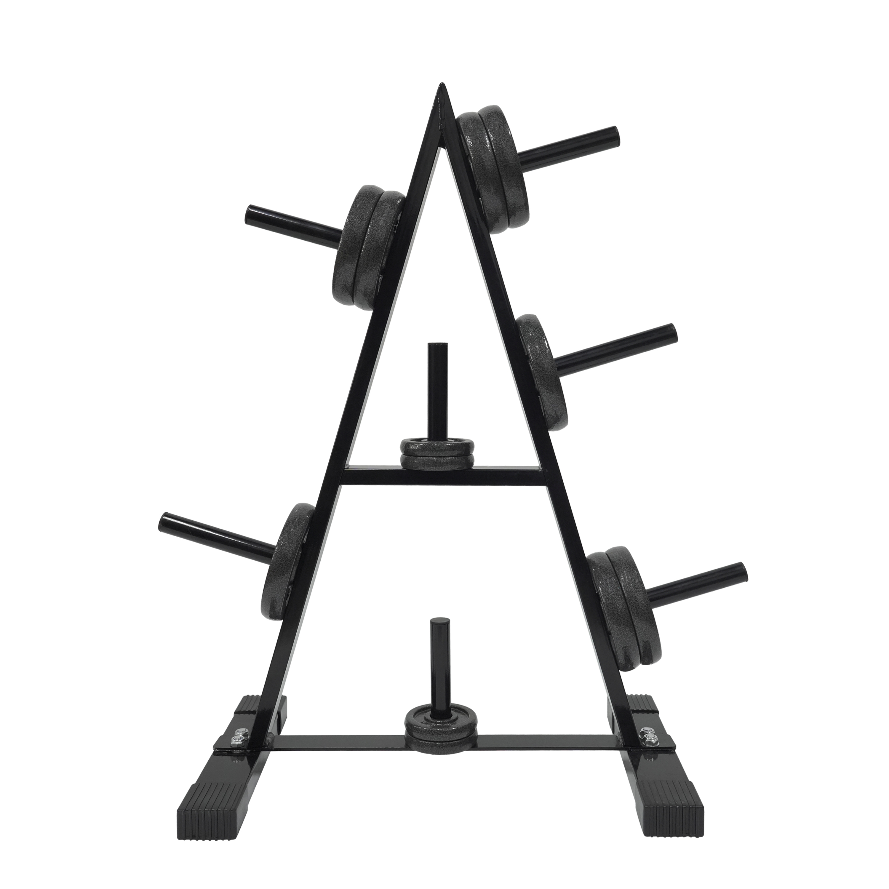 Hantelscheibenständer DISCORUM 7 Aufnahmen 25 mm schwarz