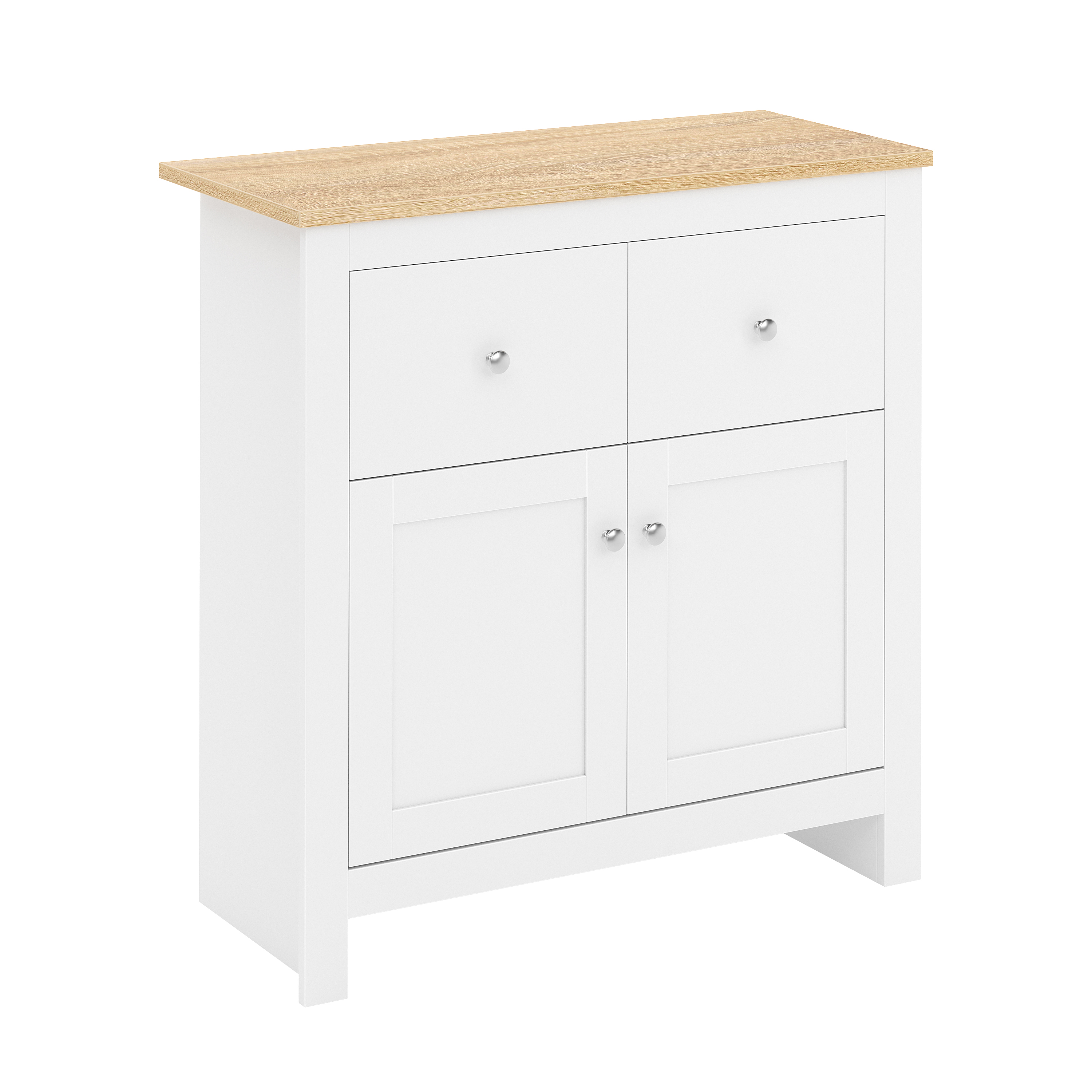 Image of Sideboard ARLES 79 x 35 x 80 cm weiss