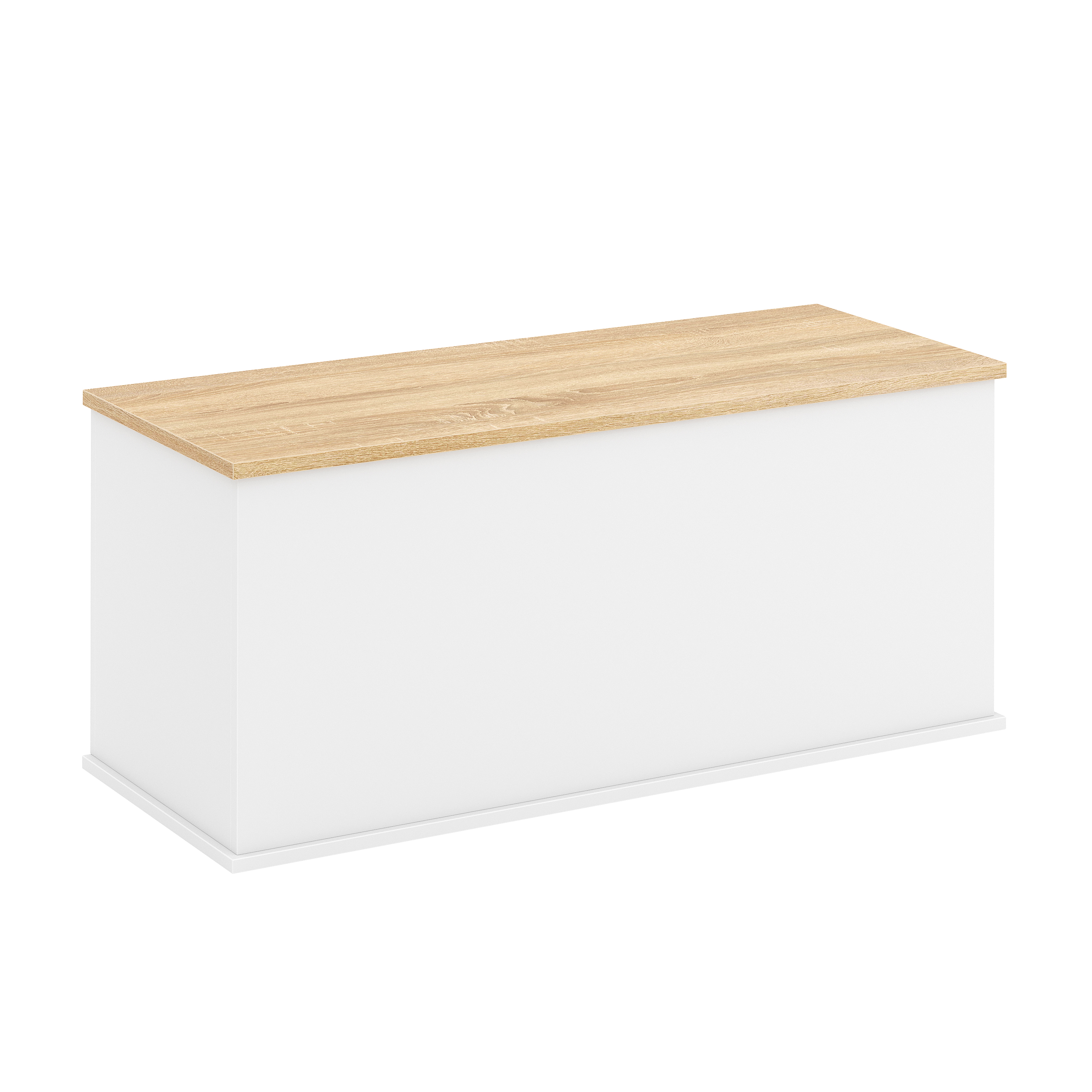 Truhe ARLES 100 x 40 x 47 cm weiss