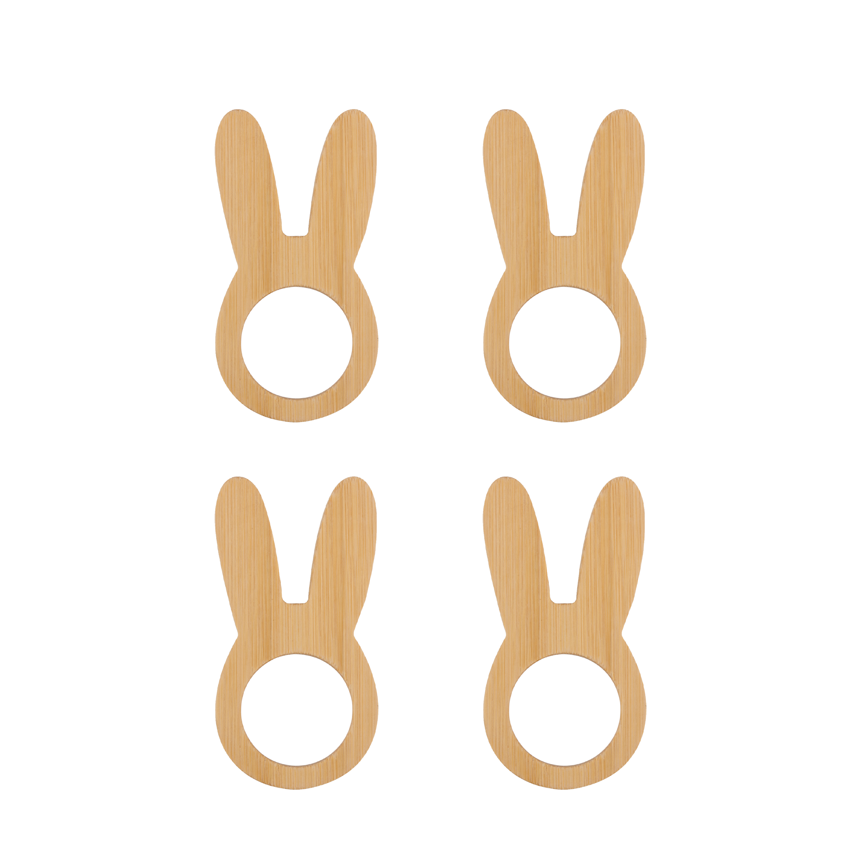 Serviettenring Ostern Bambus 4er Set