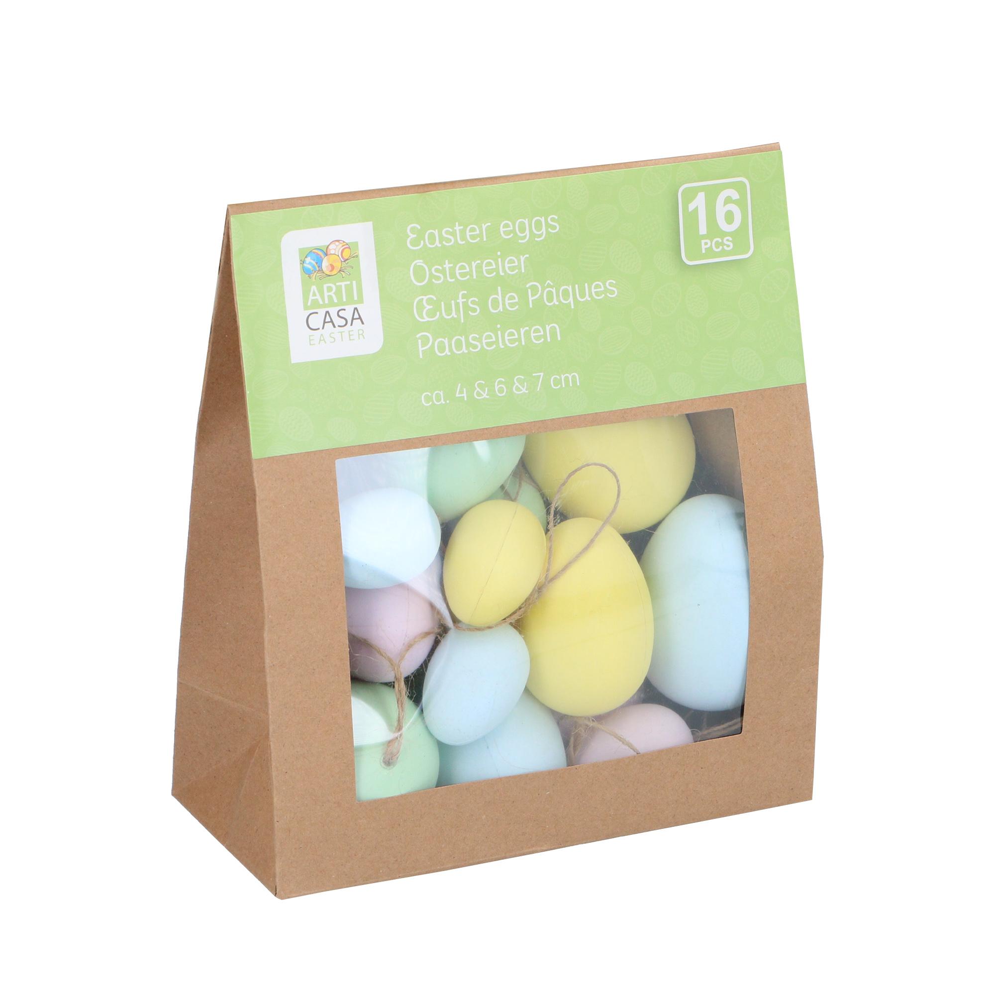 Image of Osterdeko Ostereier Set 16-teilig bunt