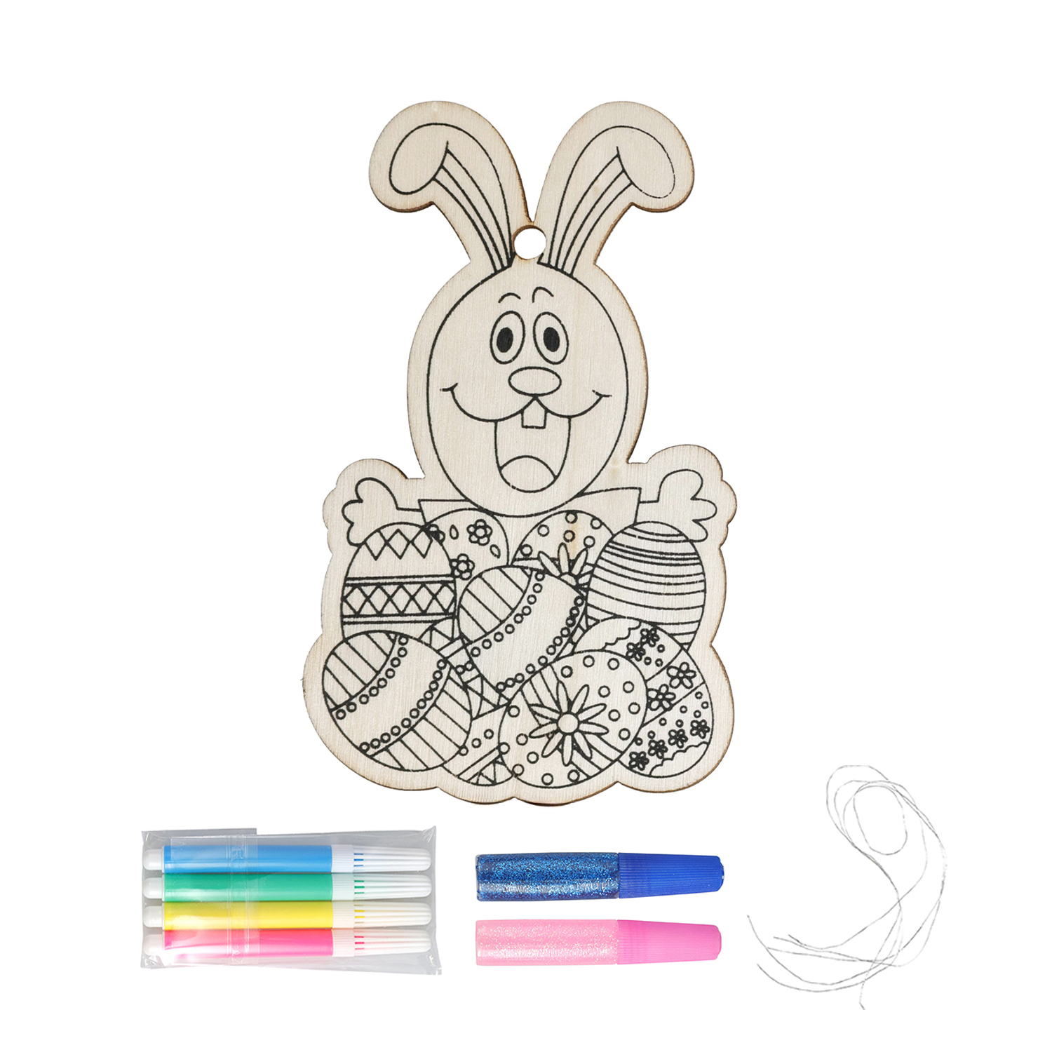 Image of Malset Ostern Holz 7-teilig