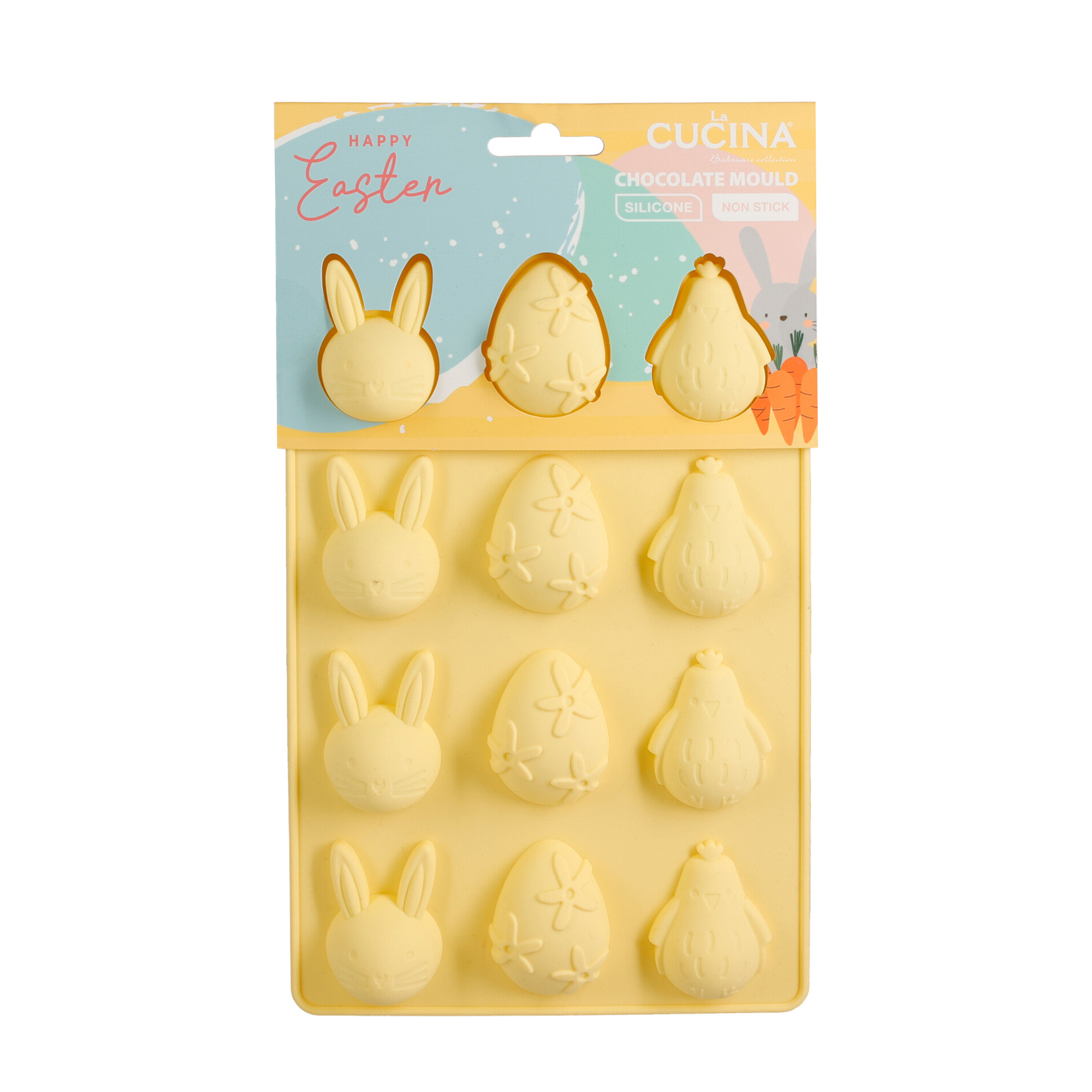 Backform Schokoladenform Ostern Silikon 22 x 15 cm
