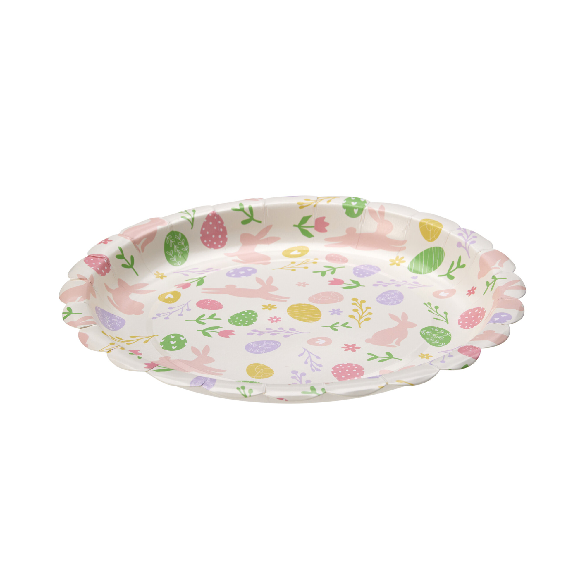 Pappteller Ostern rund 23 cm 8er Set bunt