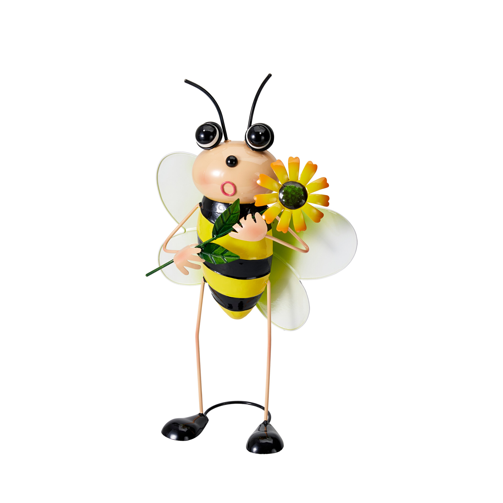 Image of Osterdeko Biene Metall 47 cm gelb/schwarz