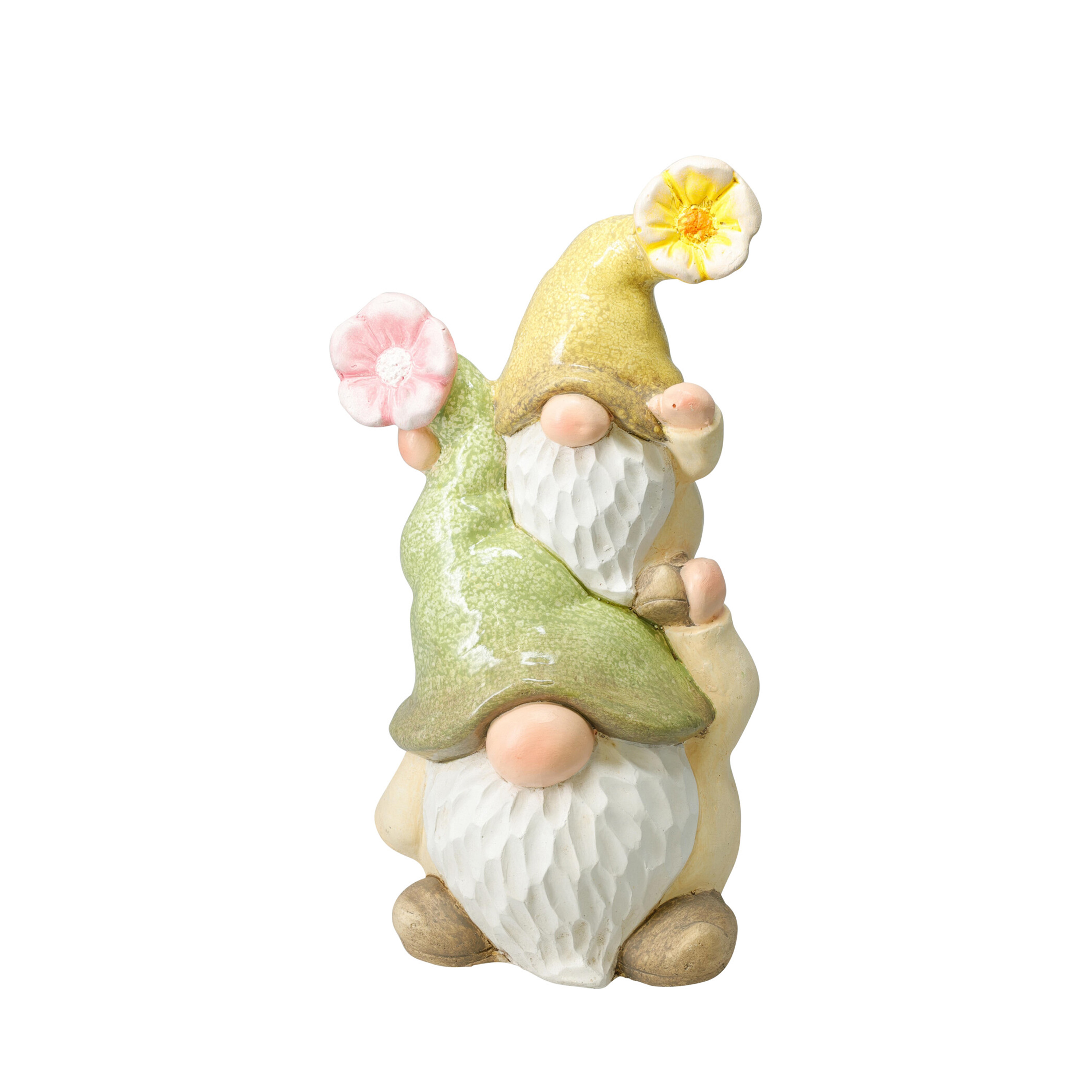 Osterdeko Gartenzwerg 39 cm bunt