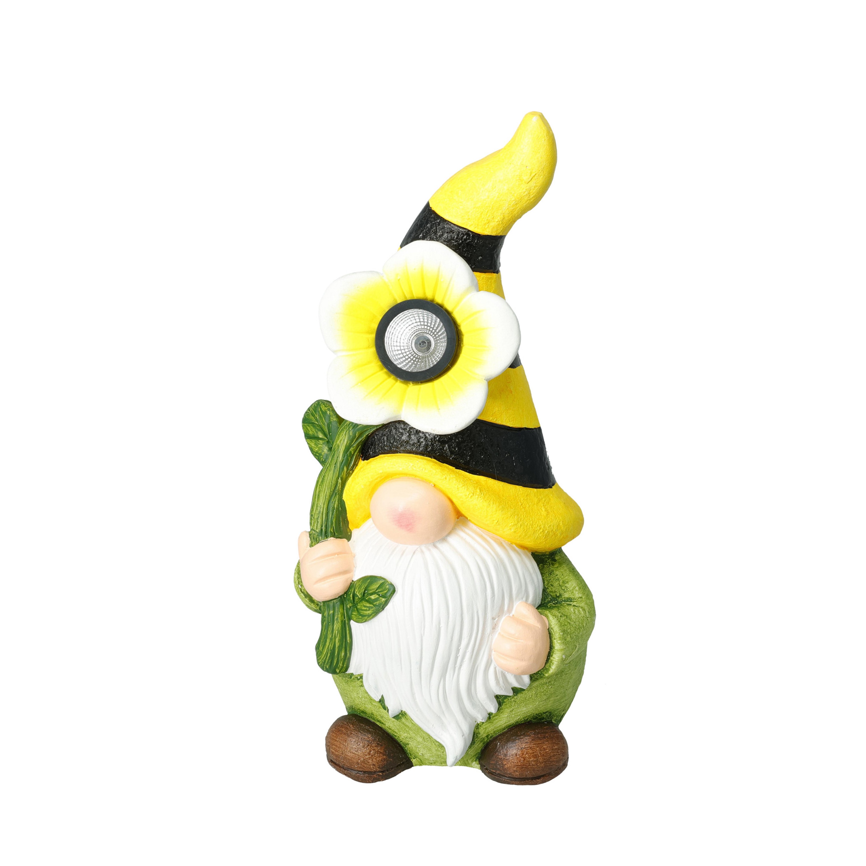 Solar Osterdeko Gartenzwerg 42 cm bunt