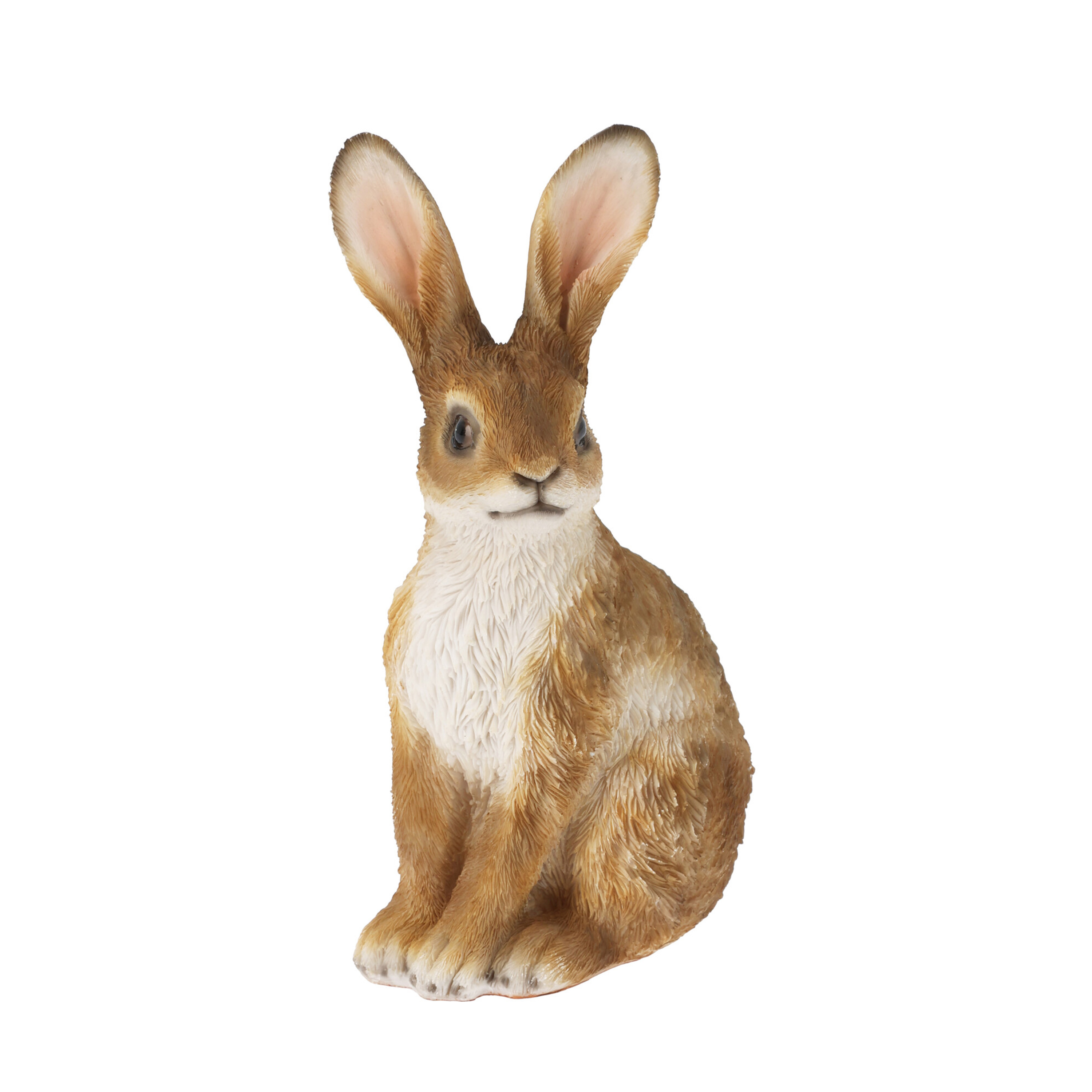 Osterdeko Osterhase 18 cm braun/weiss