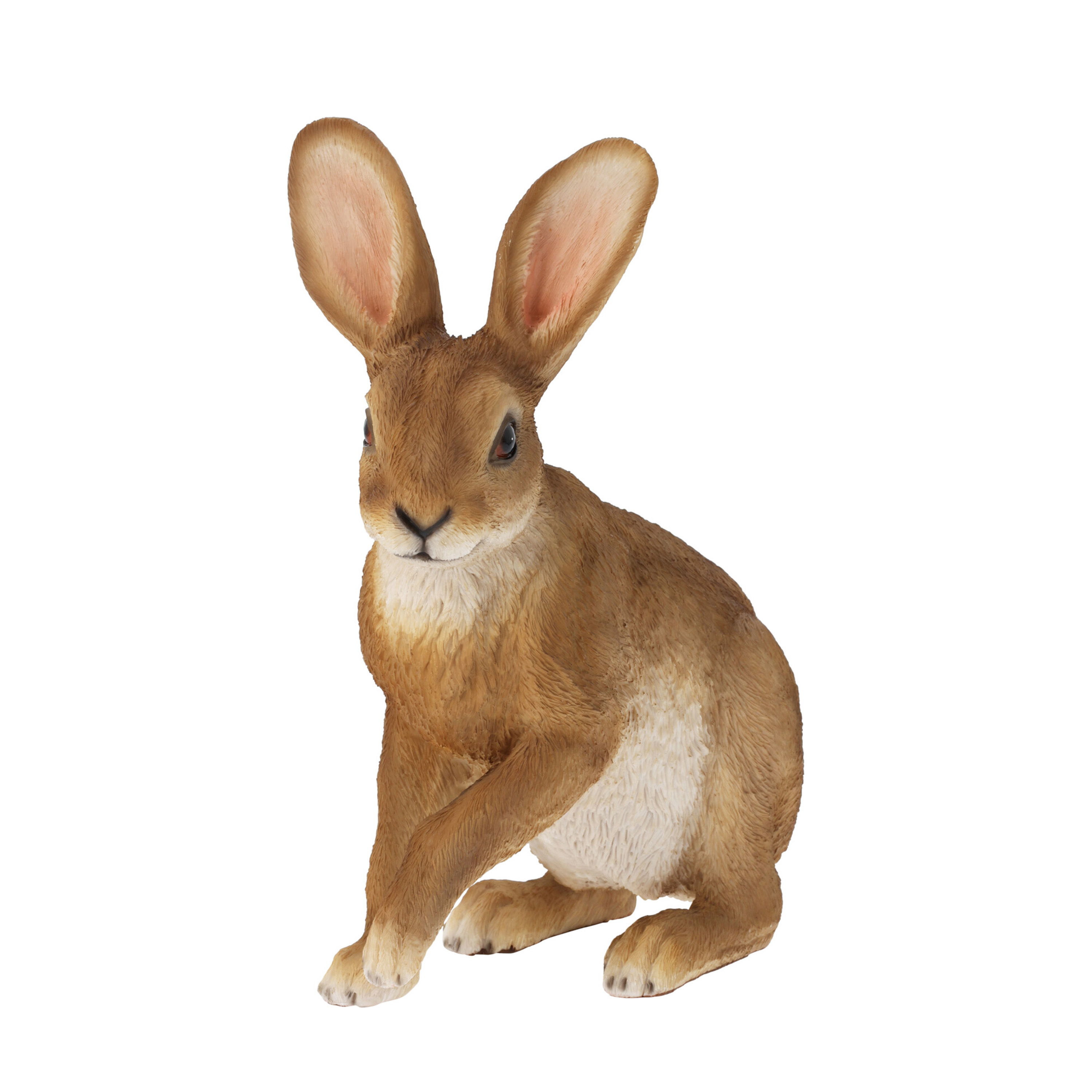 Osterdeko Osterhase 28 cm braun/weiss