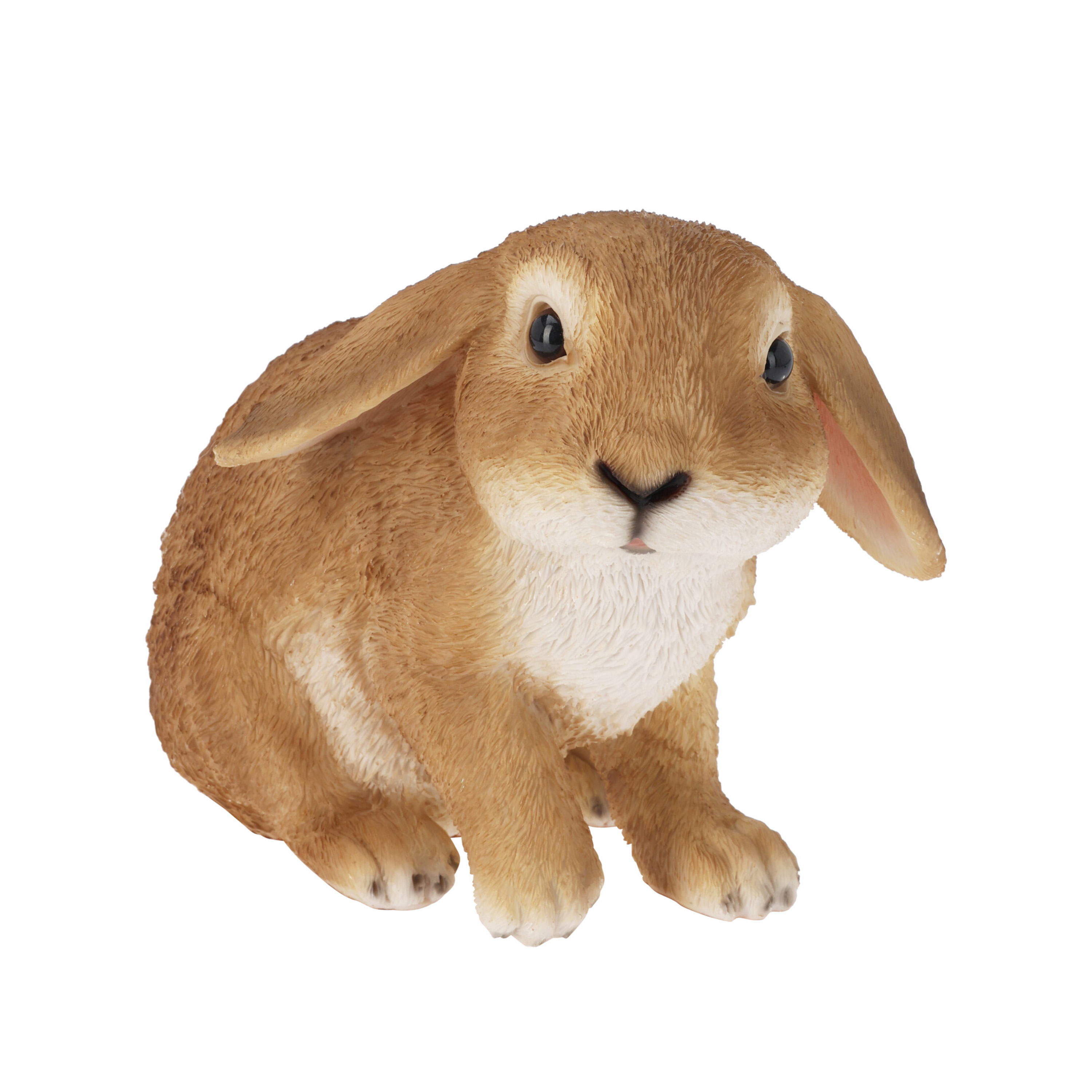 Image of Osterdeko Osterhase 17 cm braun/weiss