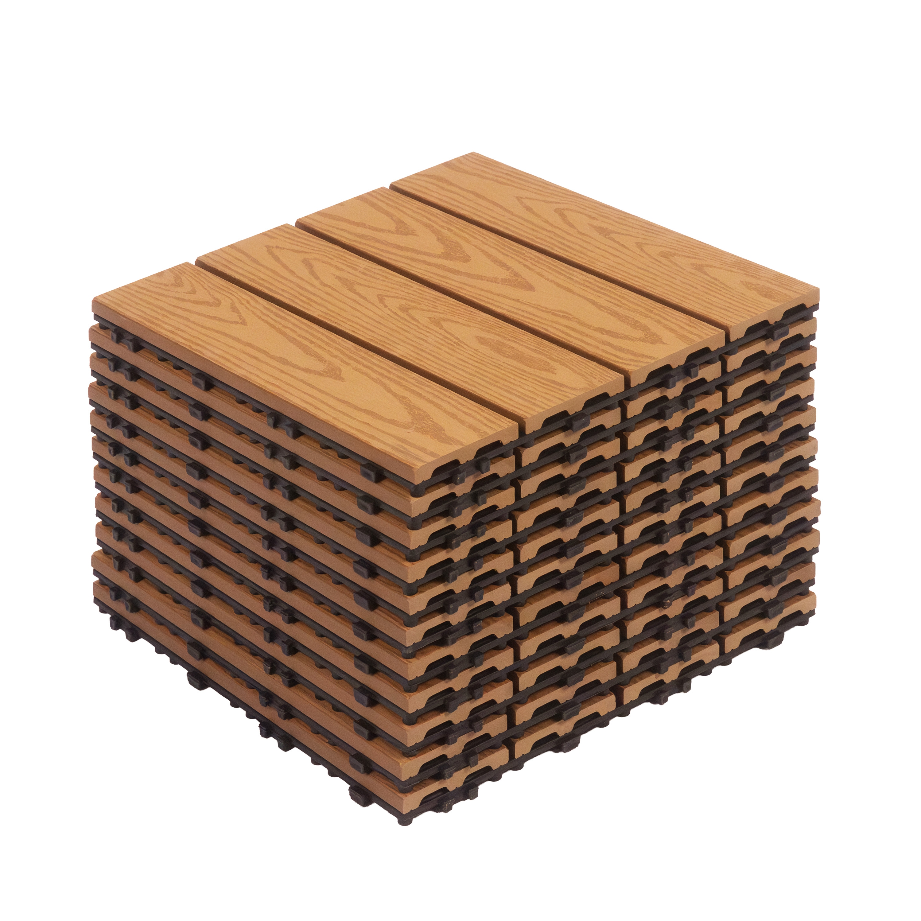 Bodenplatte BENTON 22er Set 30 x 30 cm hellbraun