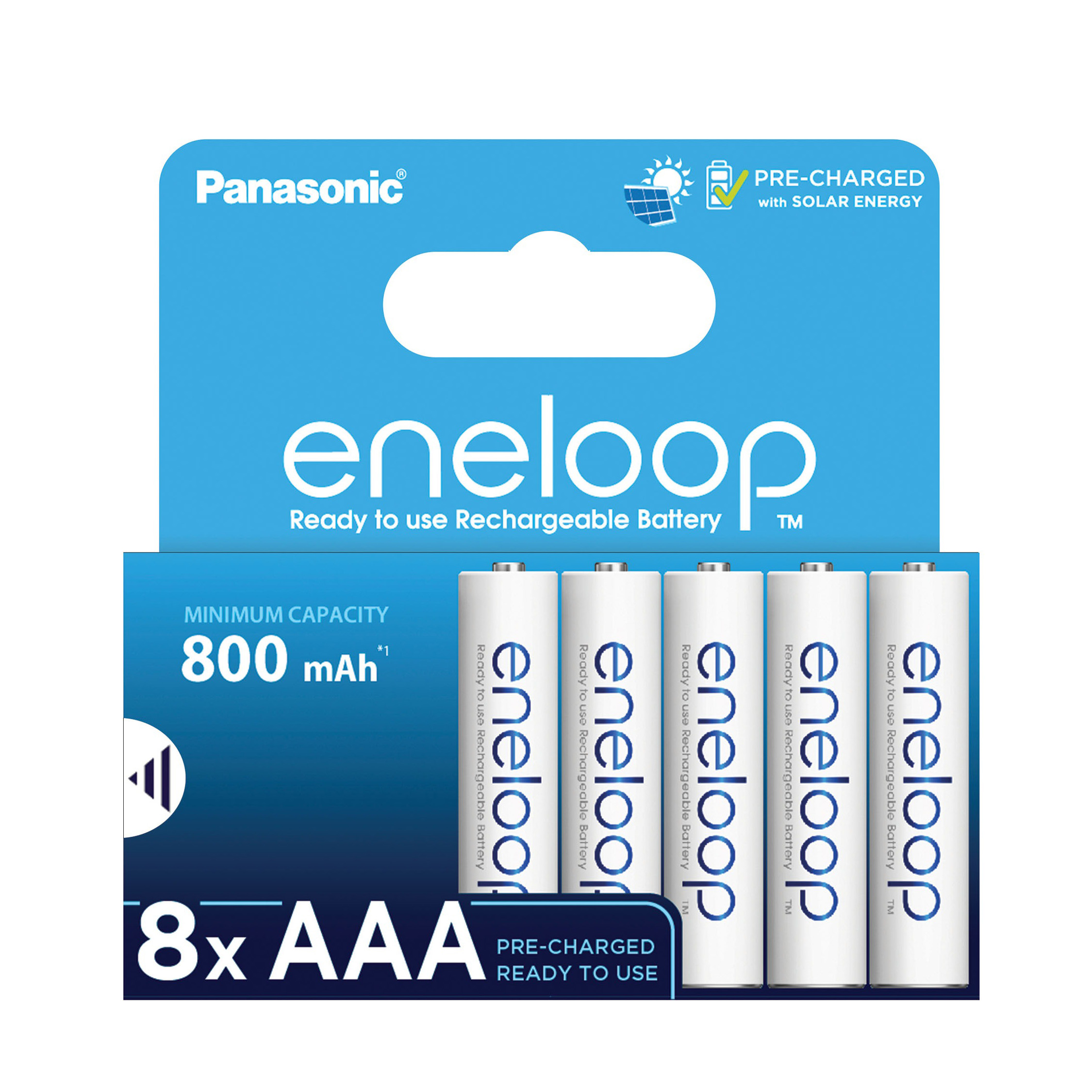 Batterie AAA Panasonic eneloop Recharge 800 mAh 8 Stk.