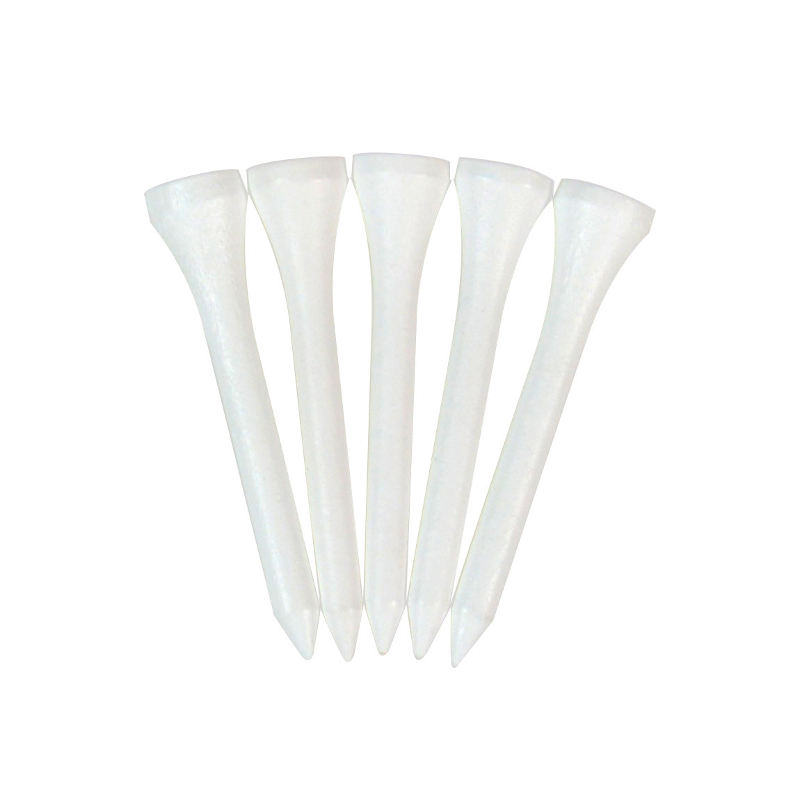 LEGEND Golf Tees 100er Set Holz 54 mm weiss