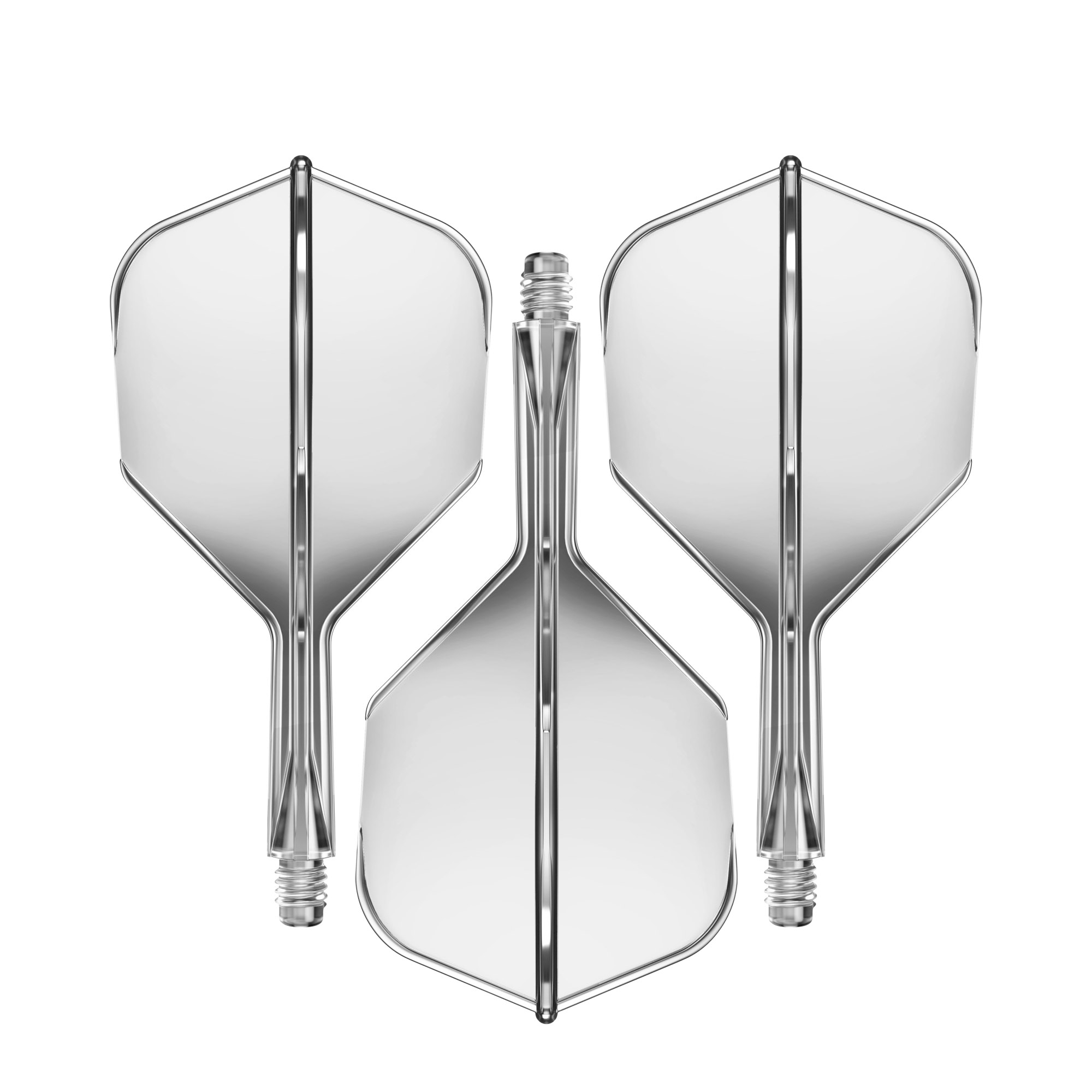 GOAT X Flex Flight und Shaft 19 mm 3er Set transparent