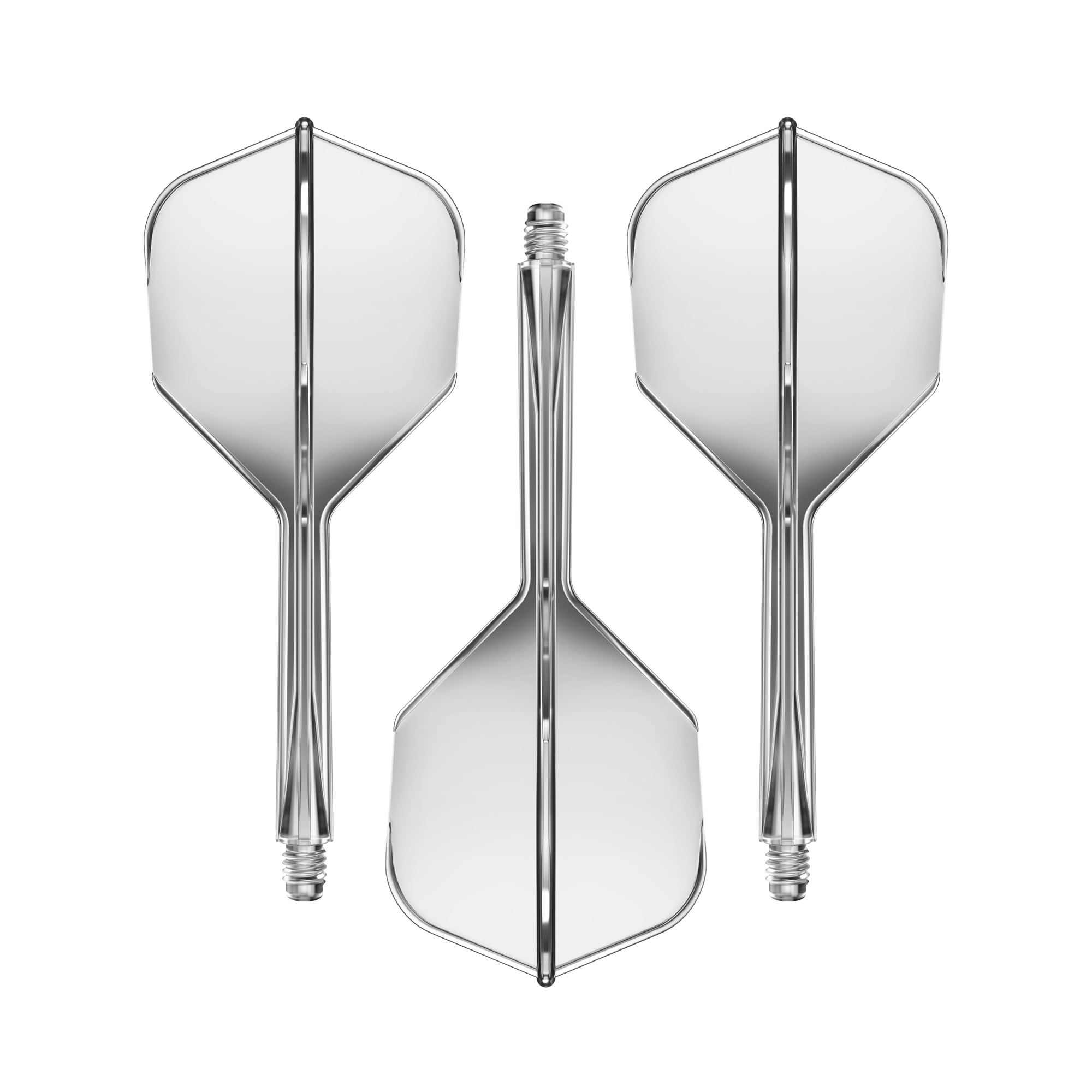 GOAT X Flex Flight und Shaft 33 mm 3er Set transparent