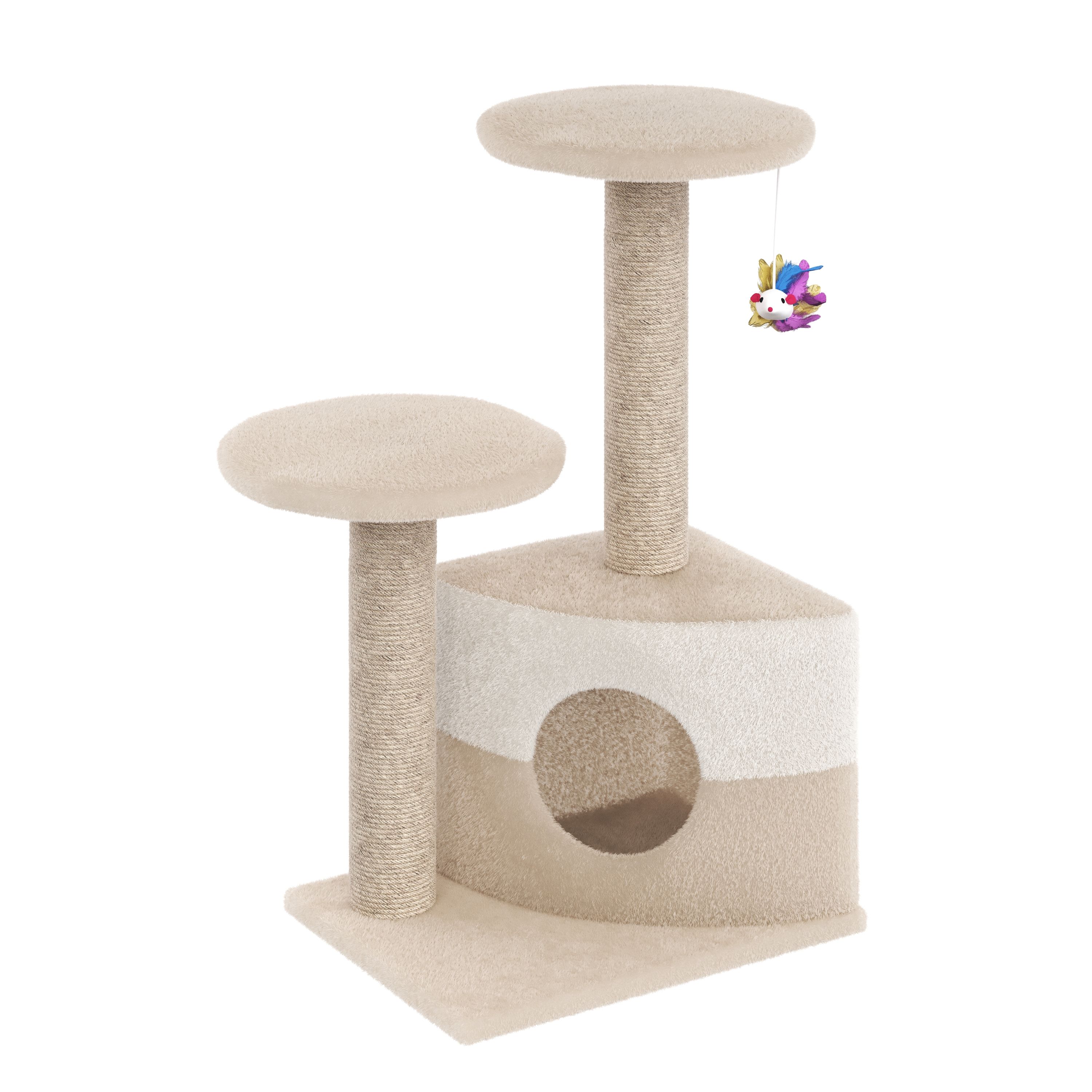 Katzenbaum SAMMY 71 cm beige
