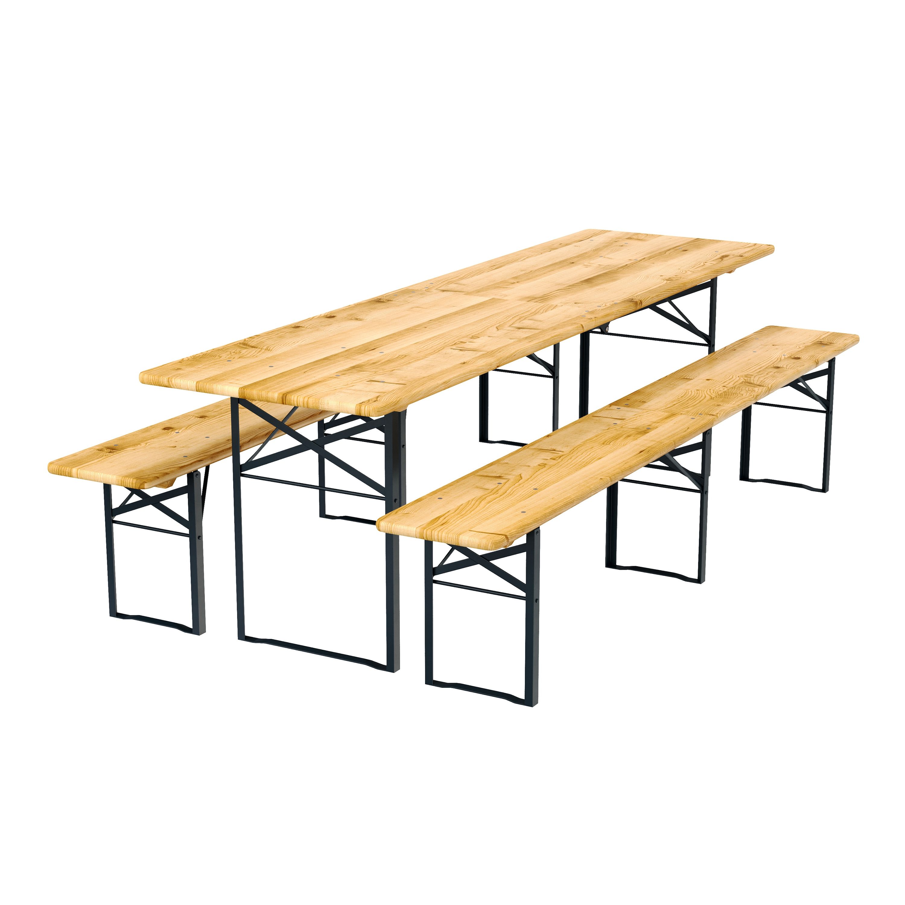 Image of Festbank Bierzeltgarnitur 217 x 48/24 cm