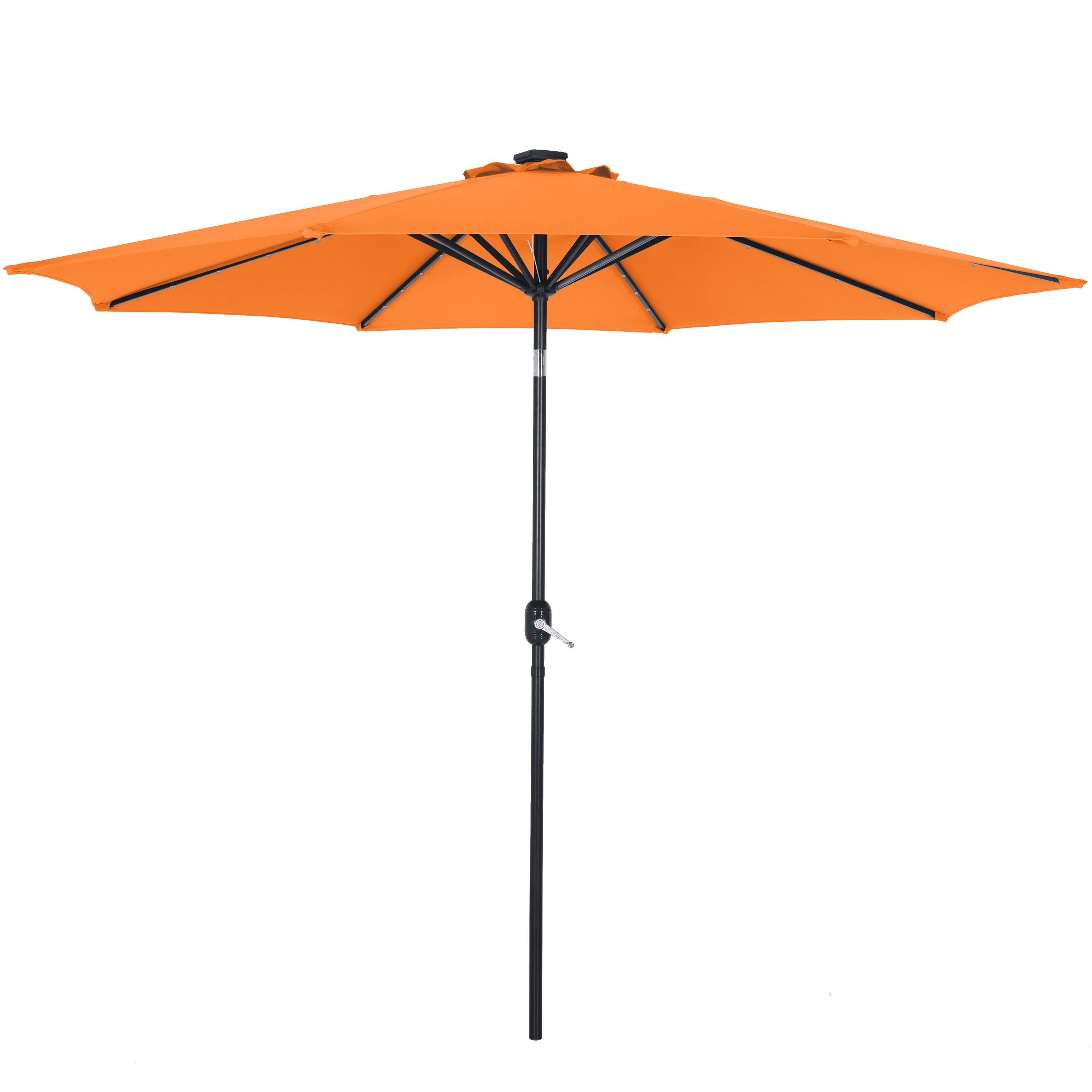 Image of Sonnenschirm VAY mit LED 300 cm orange