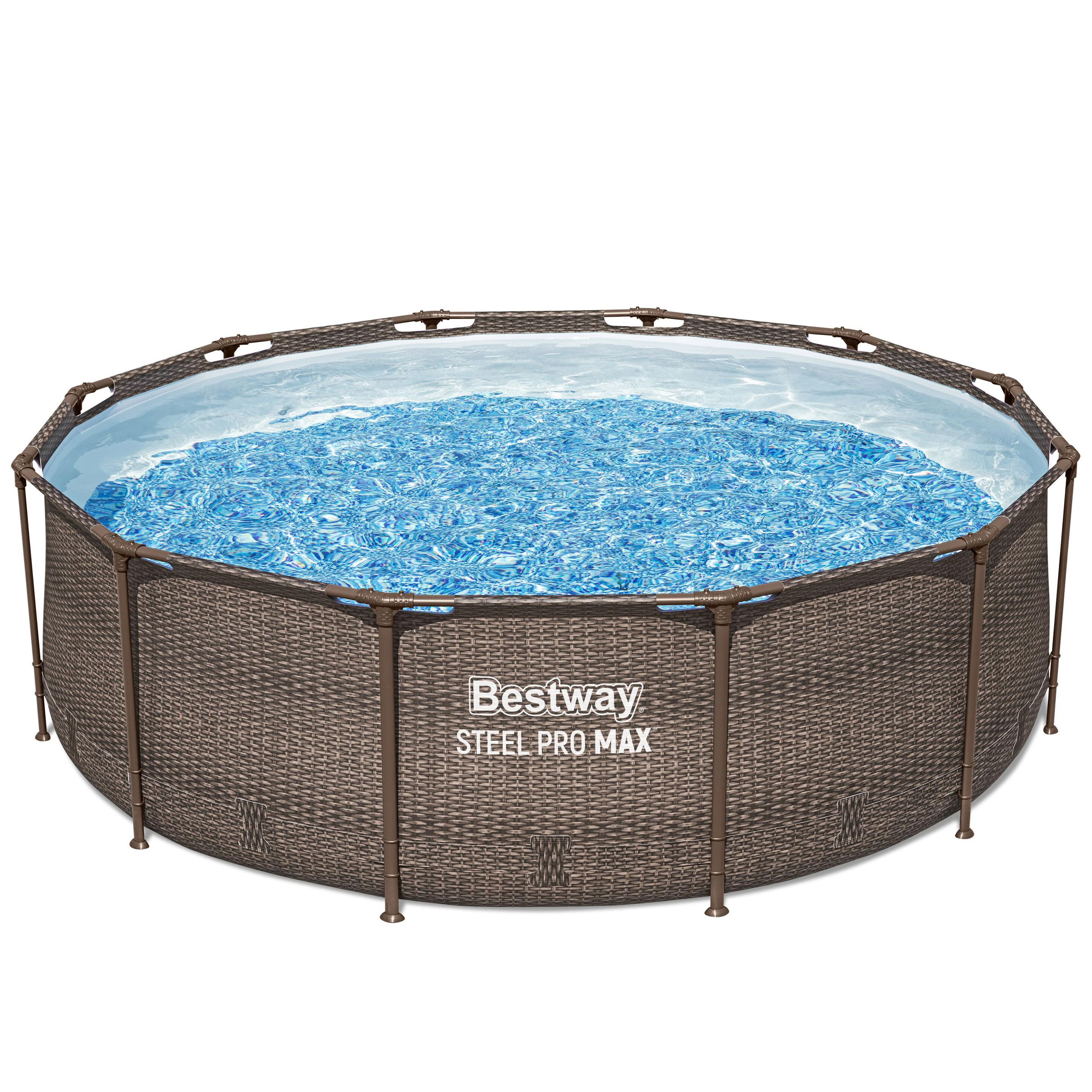 Image of Bestway Pool Set Rattan-Optik 366 x 100 cm