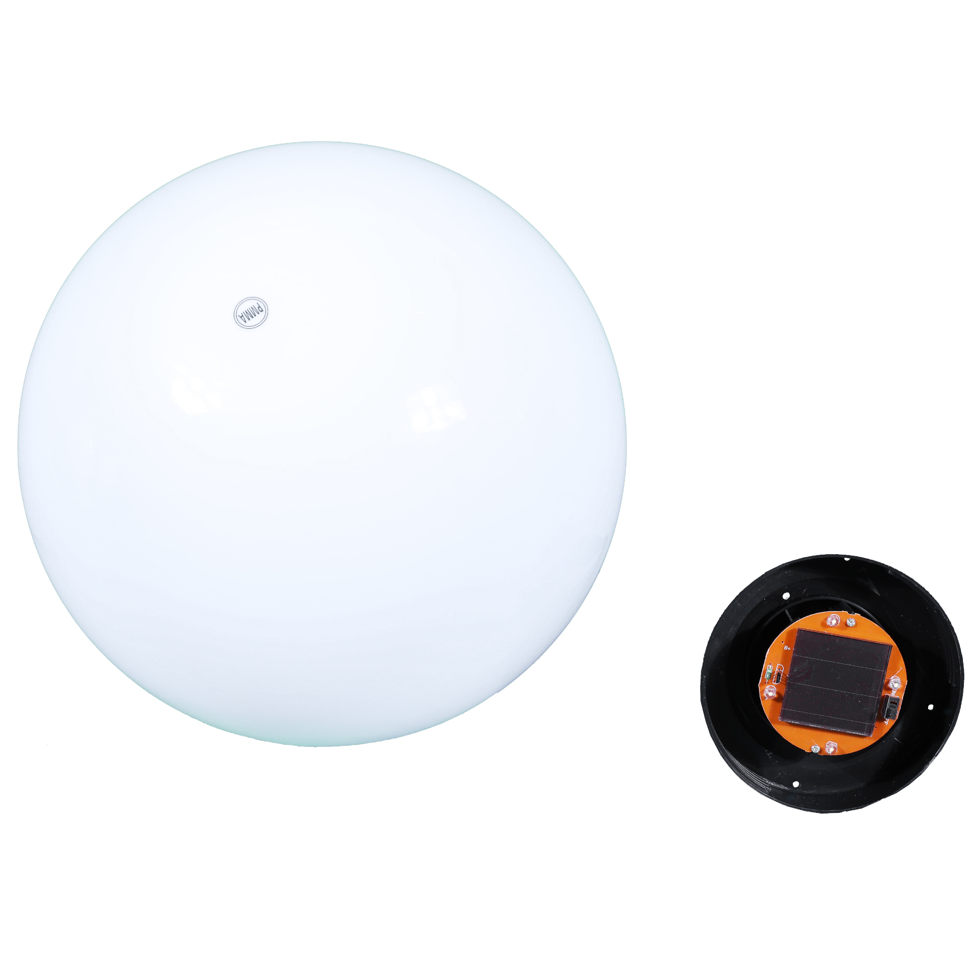 Solar lamp Home ESPRIT White 35 x 35 x 76 cm