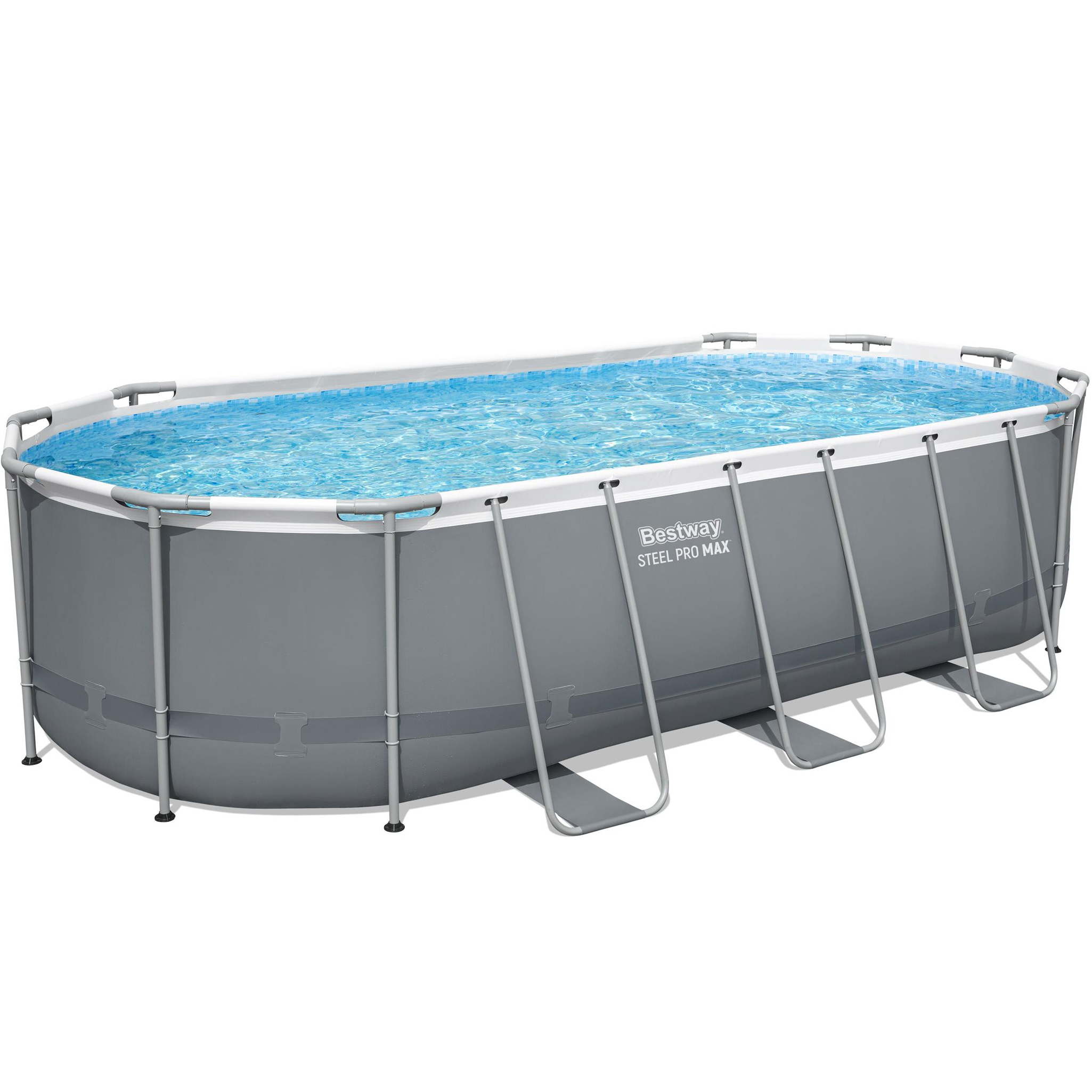 Bestway Pool Komplett-Set grau 549 x 274 x 122 cm
