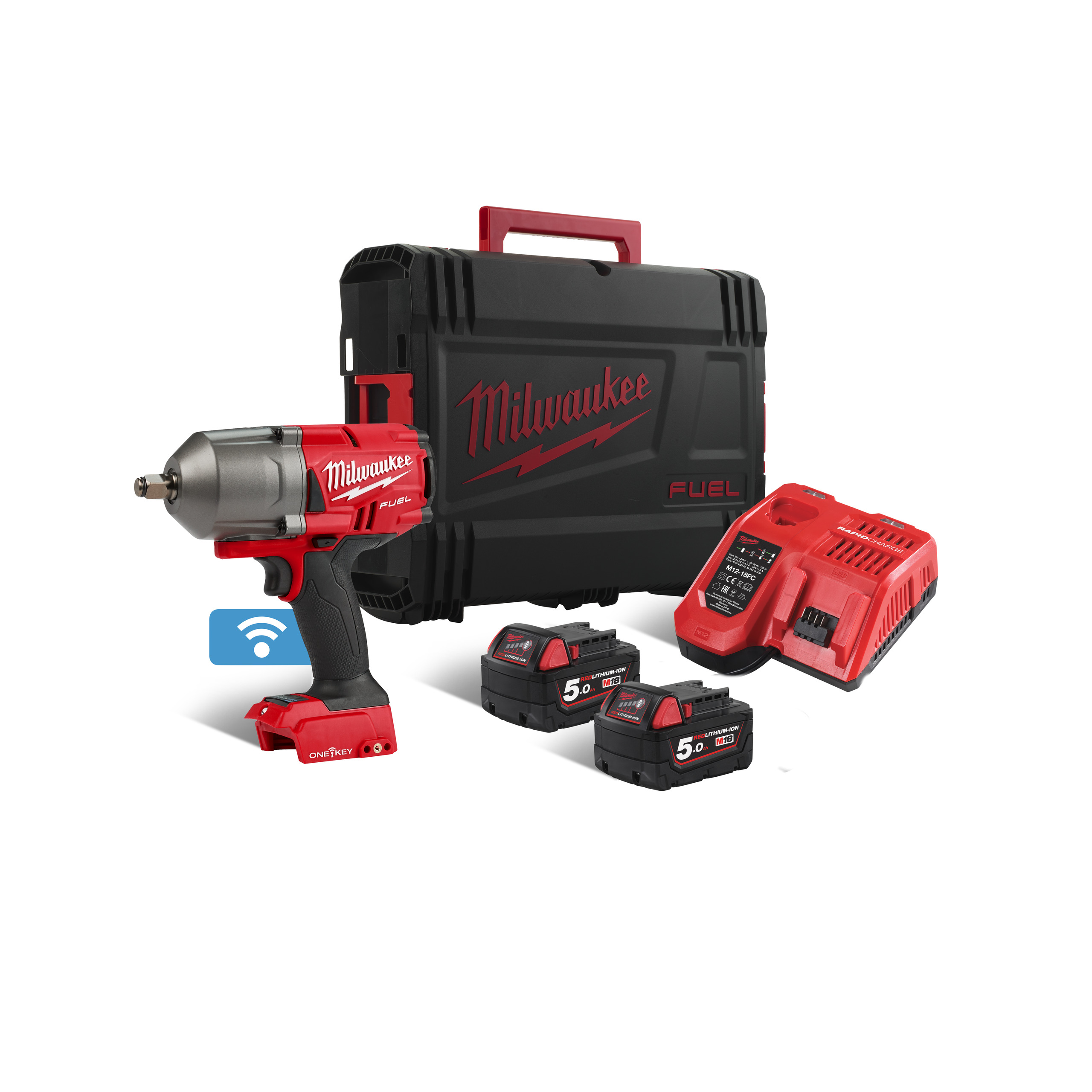 Milwaukee M18ONEFHIWF12-502X ONE KEY™ Akku-Schlagschrauber 1/2