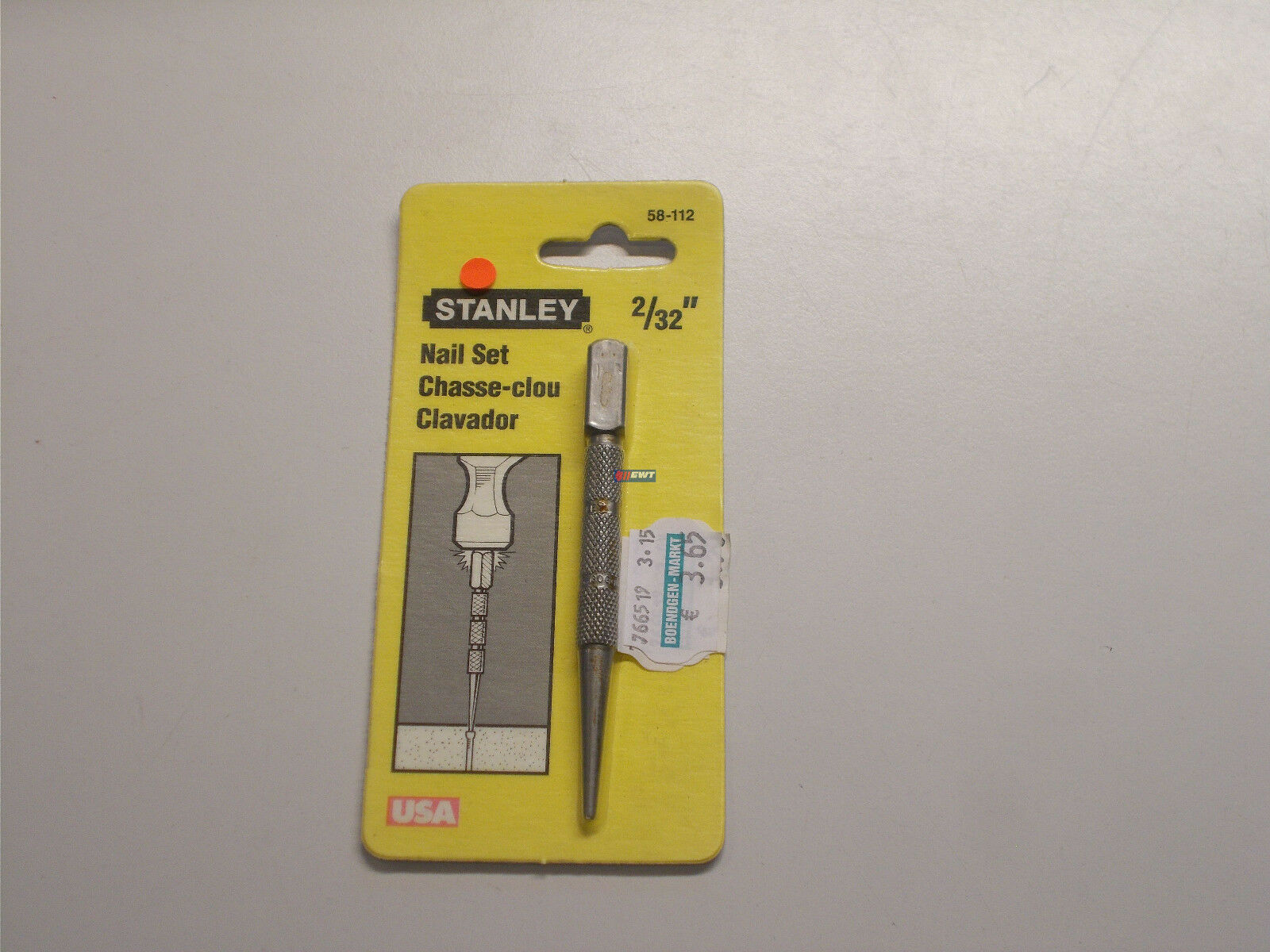 Stanley Chasse-Clou 1,6 mm