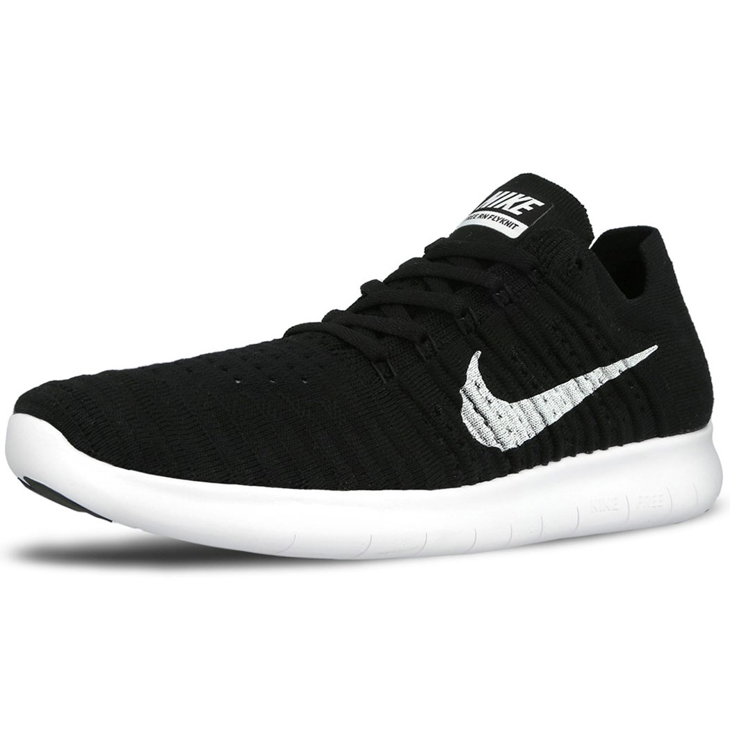 Nike Free RN Flyknit Herren Running Sneaker schwarz weiß 831069 001 Nike Free RN Flyknit Herren Running Sneaker schwarz weiß 831069 001