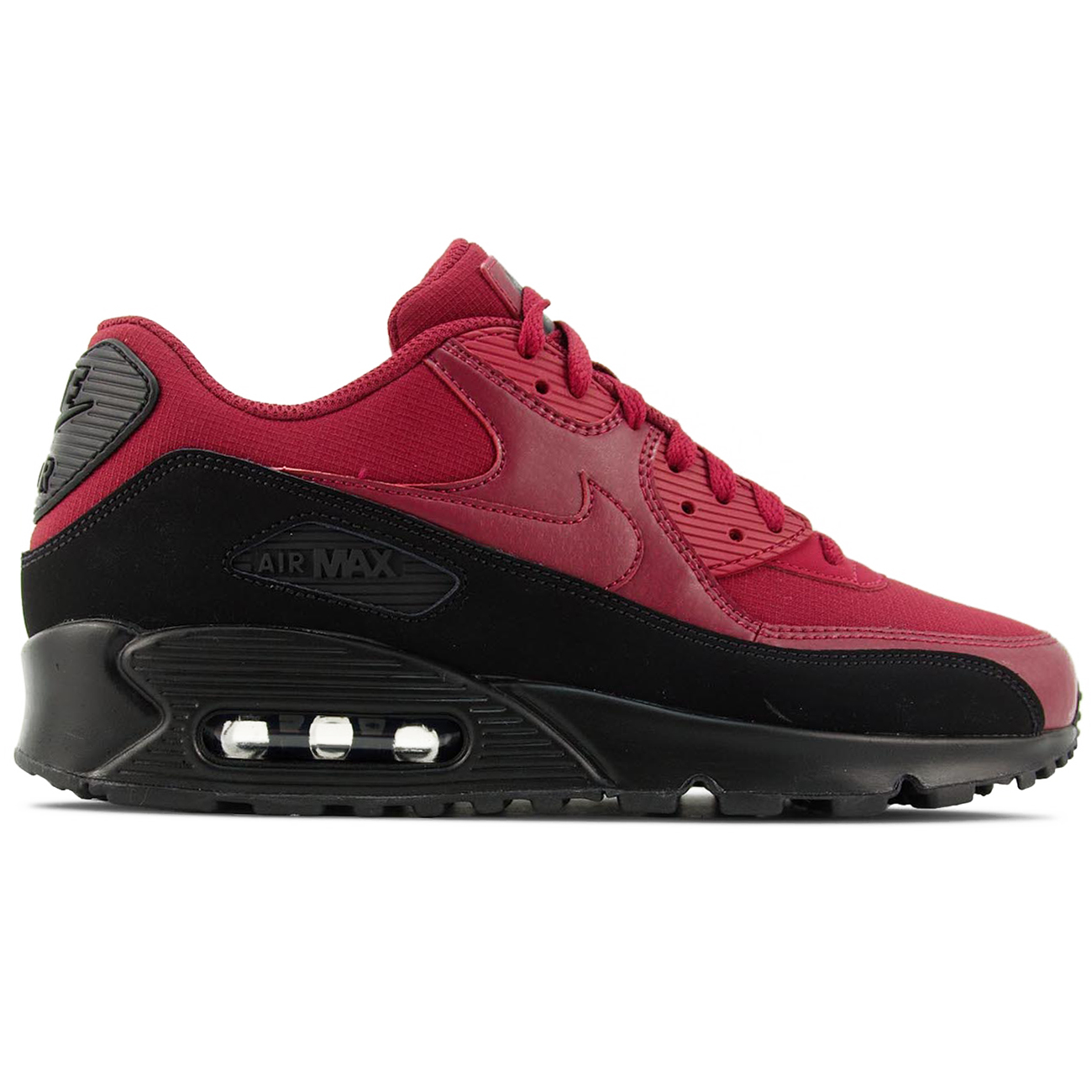 Nike Air Max 90 Essential Herren Sneaker black red crush NIKE AIR MAX 90 ESSENTIAL BLACK RED