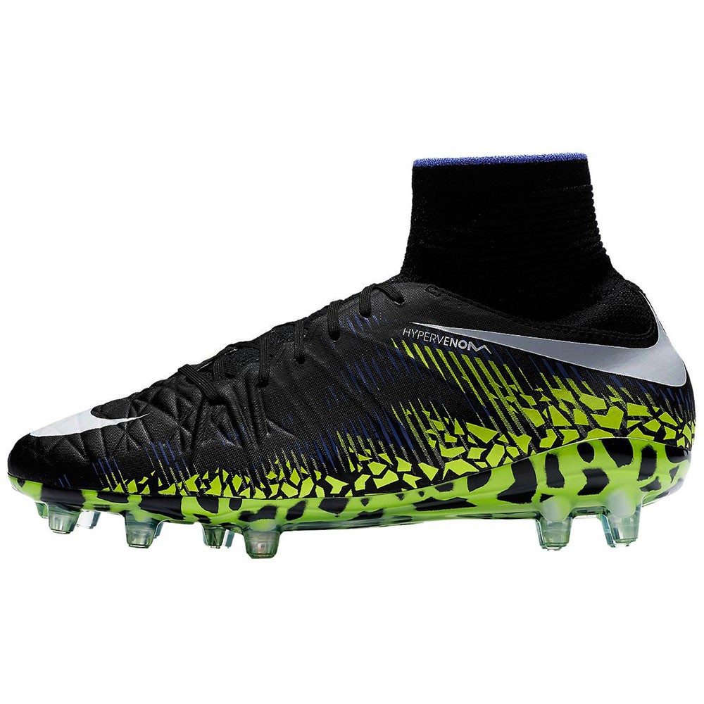 Nike JR Hypervenom Phantom II FG Fußballschuh schwarz neon Nike JR Hypervenom Phantom II FG Fußballschuh schwarz neon