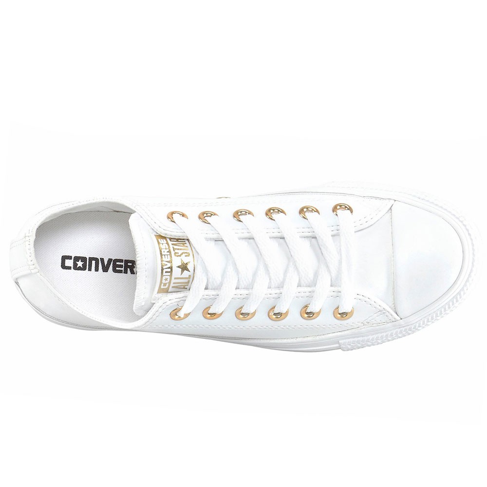 Converse CT OX Chuck Taylor All Star weiß gold Converse CT OX Chuck Taylor All Star weiß gold
