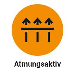 Symbol Atmungsaktiv