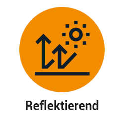 Symbol Reflektierend