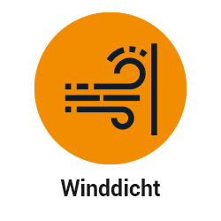 Symbol Winddicht