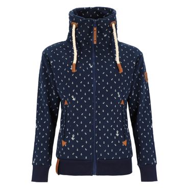 Sweatjacke Jacke Stehkragen Damen Damen Sweatjacke P-5295 Kuntner