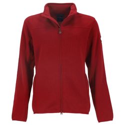 Blue Wave Damen Fleecejacke Nissa in Strickoptik mit Stehkragen