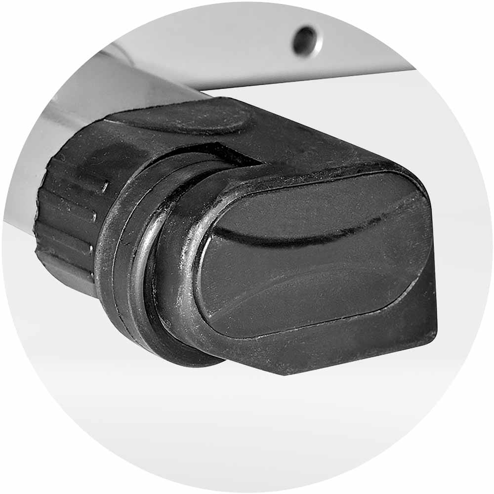 Heimtrainer HT 3: Integrierte Transportrollen