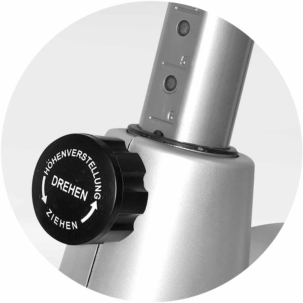 Heimtrainer HT 3: Individuelle Trainingsposition auswählen