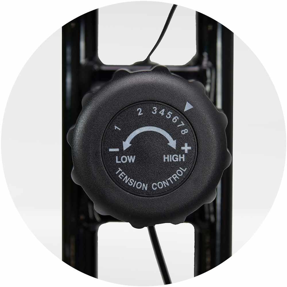 Klappheimtrainer X3 Bike: Widerstandseinstellung