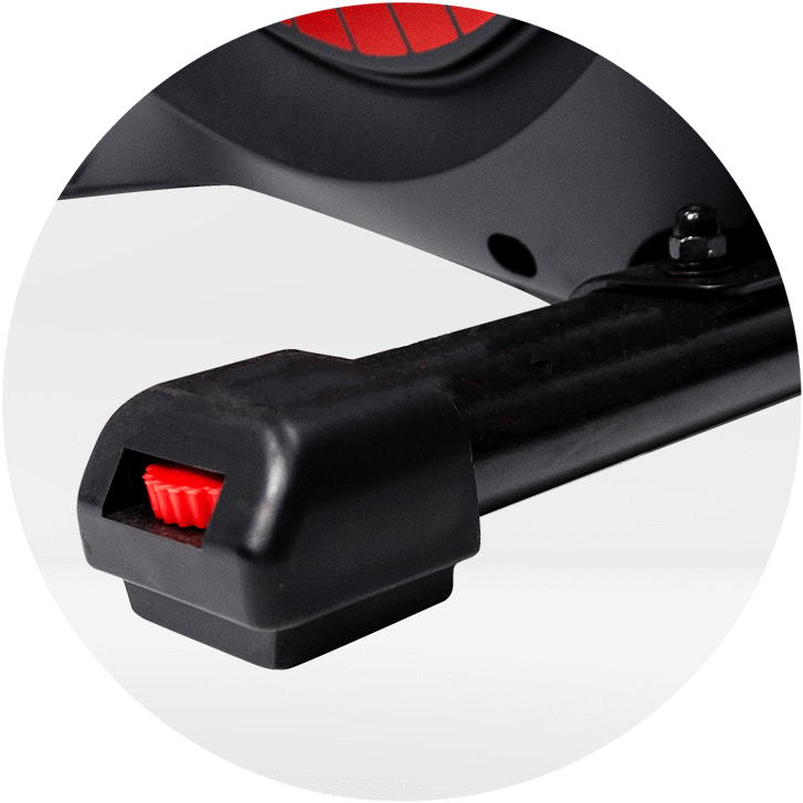 Heimtrainer AX 2000: Niveau Boden- Höhenausgleich
