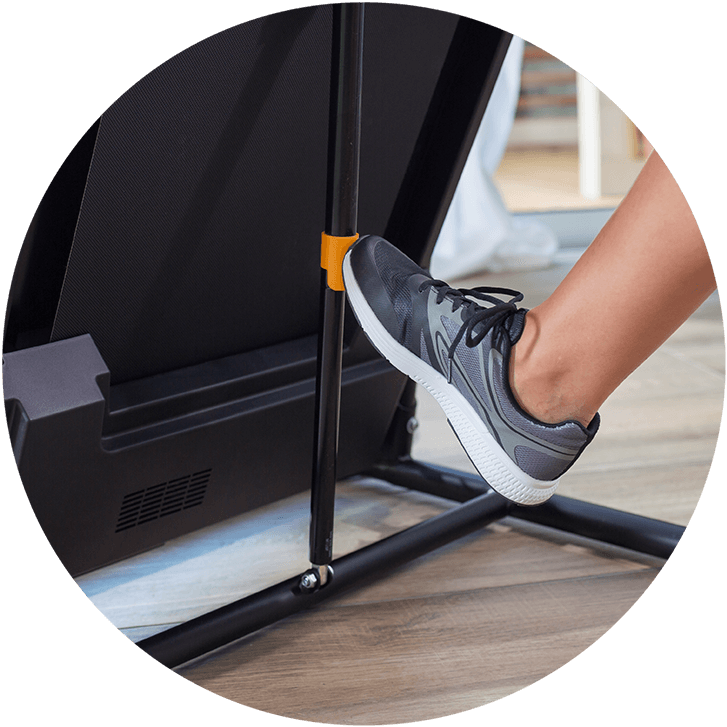 Laufband CS 4000: Soft-Drop-System