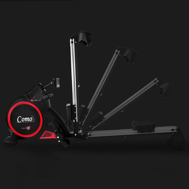 Ruderzugmaschine Como – Black Edition: Platzsparend