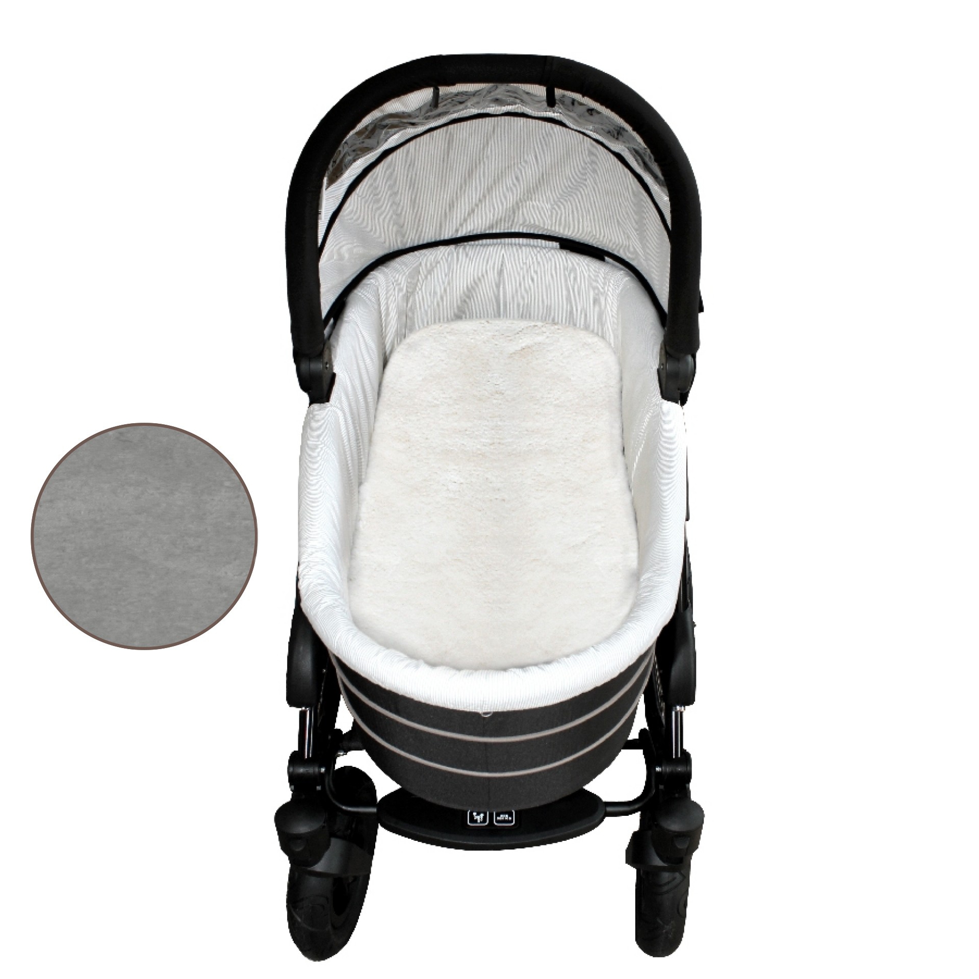 Kinderwagen Einlage Aus Lammfell - Schäferei Frank