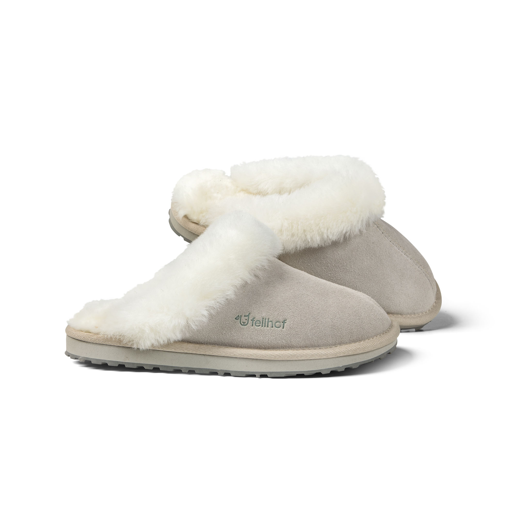 Pantoffel PRIMO Damen hellgrau