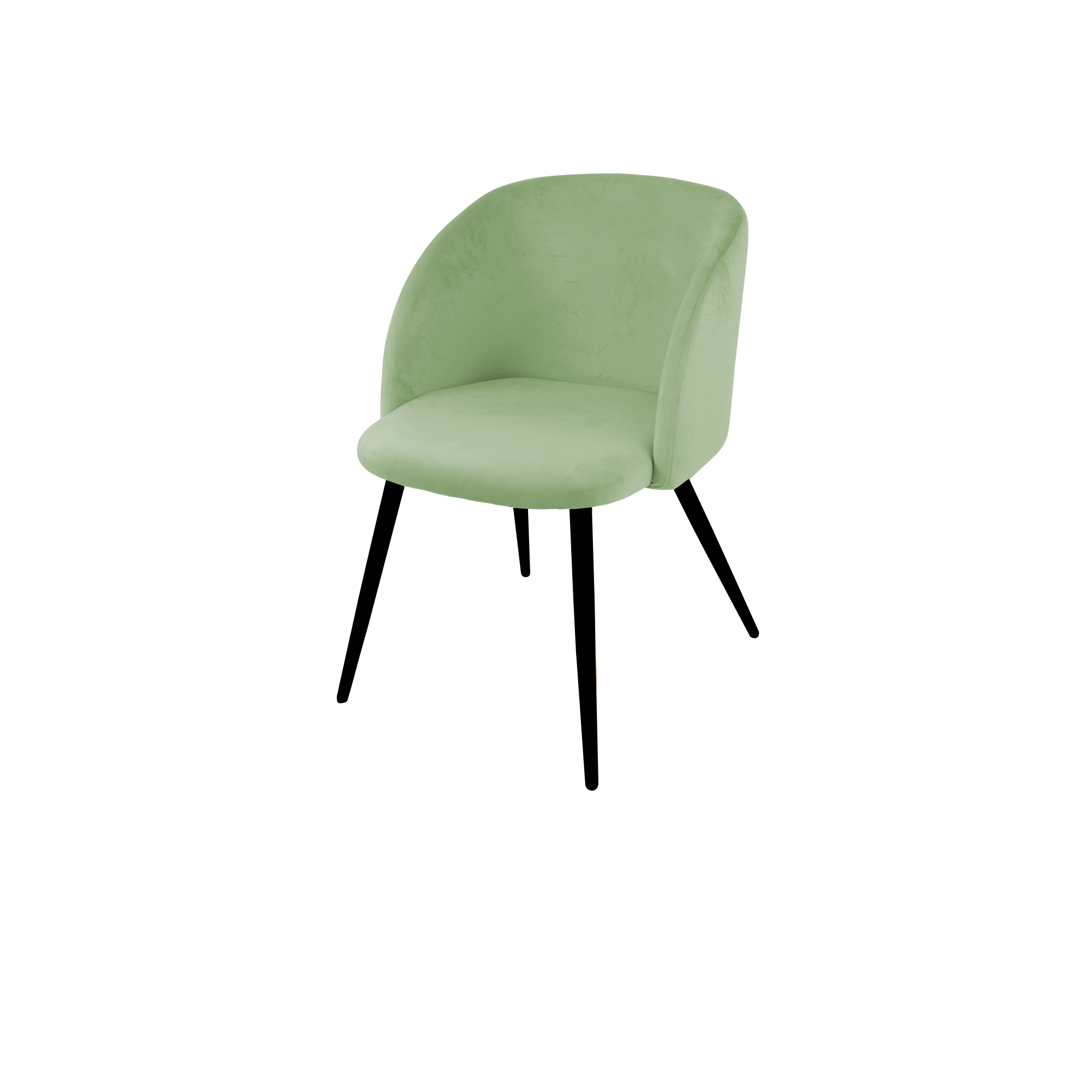 Schwarz Grün 54 DALI - - cm 2er - Velours breit / Stuhl - Set