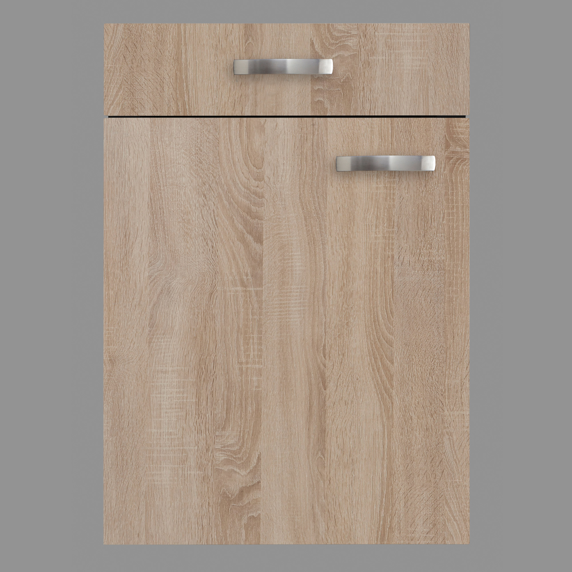 Küchenzeile TOLEDO - Vario 3.2 - Küche mit E-Geräten - Breite 270 cm - Eiche