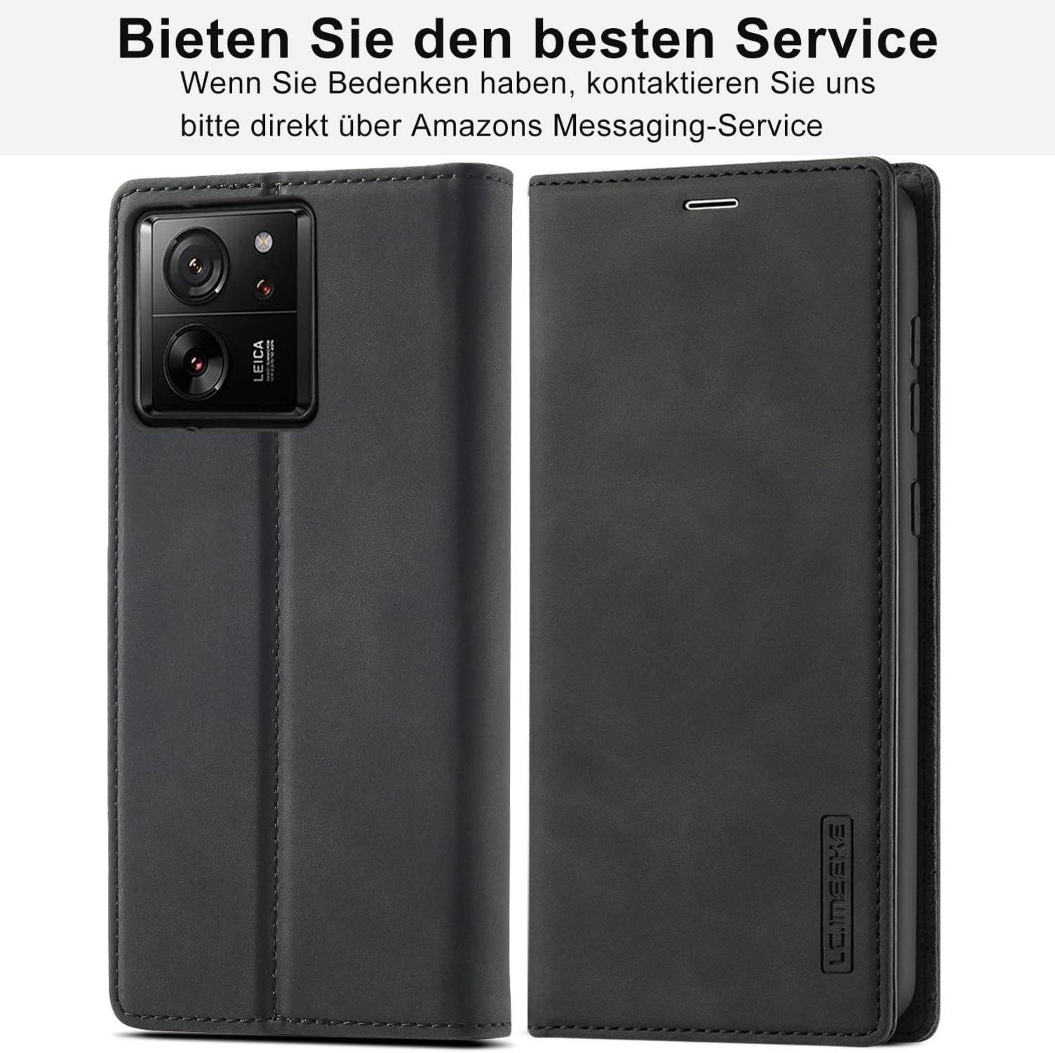 Leder Hülle Für Xiaomi 13T/13T Pro Mit Kartenhalter & Standfunktion