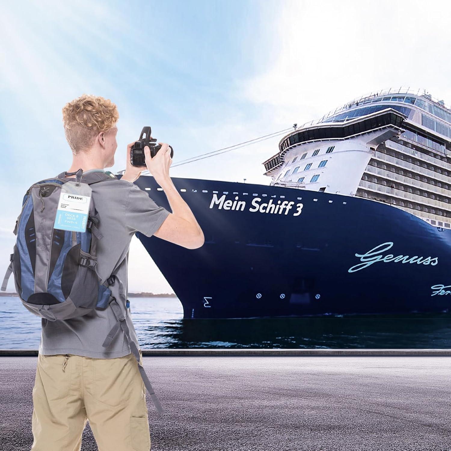 12 Stuks Kofferhangers Voor Cruises, De Meeste Cruise Aanhangers Duurzaam Verdikt Waterdichte Pvc Met Metalen Band Bagagelabel Koffer Bagagetas 1011834451 12 Stuks Kofferhangers Voor Cruises, De Meeste Cruise Aanhangers Duurzaam Verdikt Waterdichte Pvc Met Metalen Band Bagagelabel Koffer Bagagetas 1011834451